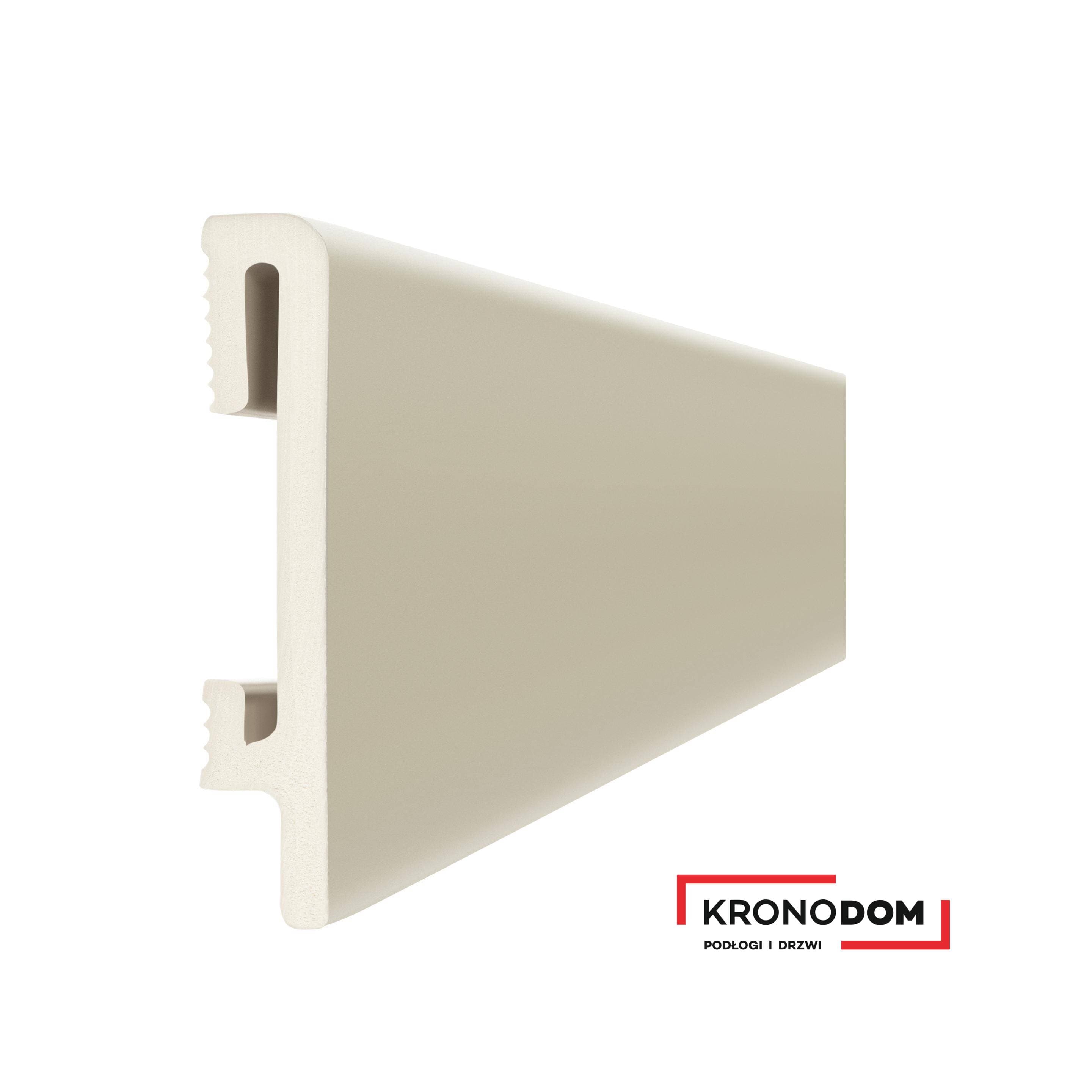 Listwa przypodłogowa DUROFIT cappuccino PF080C wysokość 8 cm, szerokość krycia 1,5 cm, dł 240cm