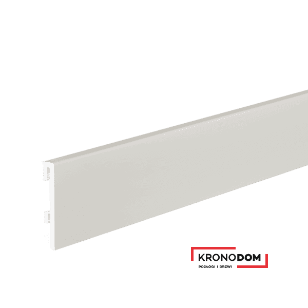 Listwa przypodłogowa ARBITON FORTINO jasny szary 2 wysokość 8 cm, szerokość krycia 1,6 cm, dł 2200mm (RAL 7035) 2