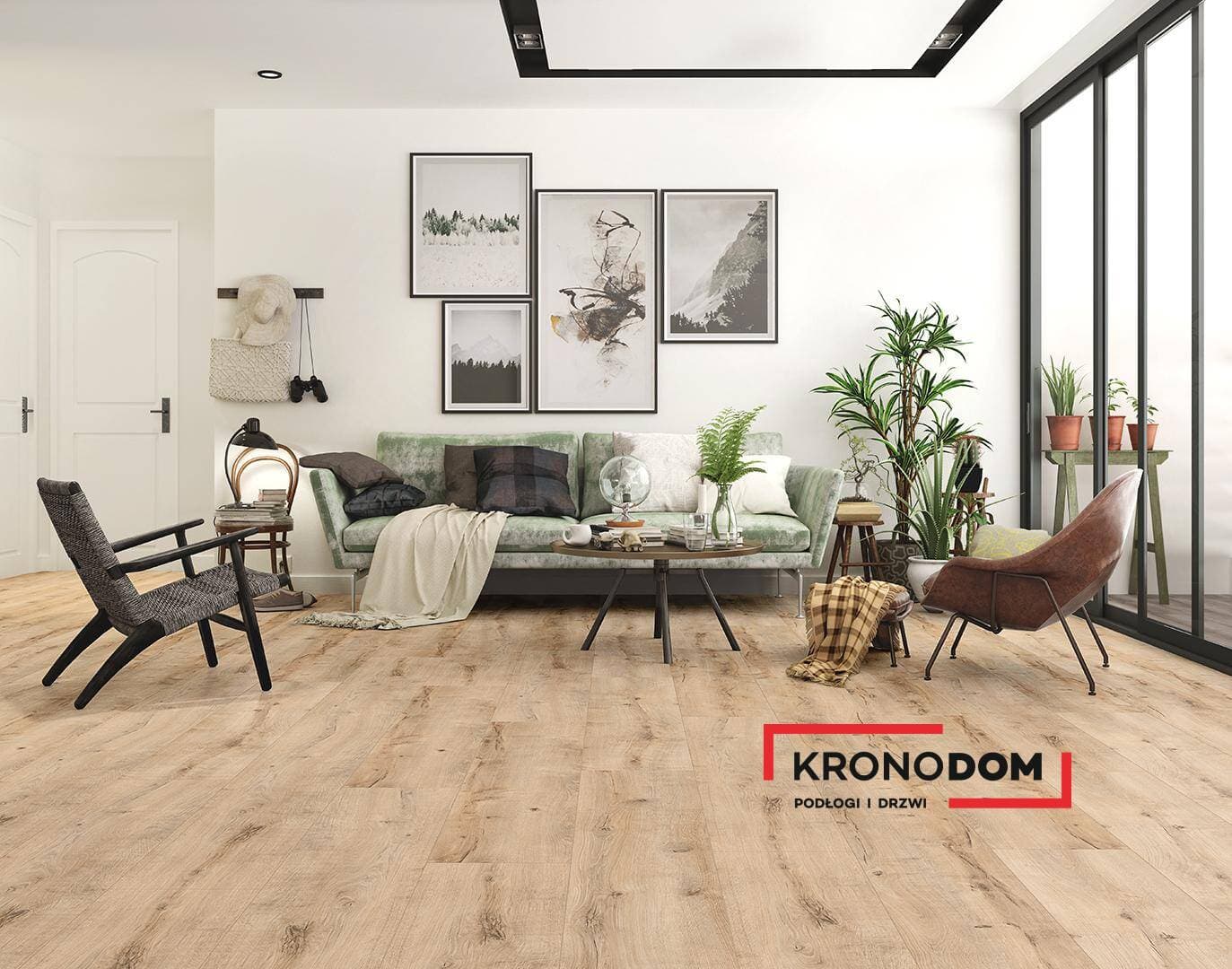 Panele podłogowe CLASSEN PROMO COLLECTION XL rustic oak beige 68280 AC4, gr. 8 mm, 4V (1opk.=6szt.=2,158m2) NOWOŚĆ 2026 3