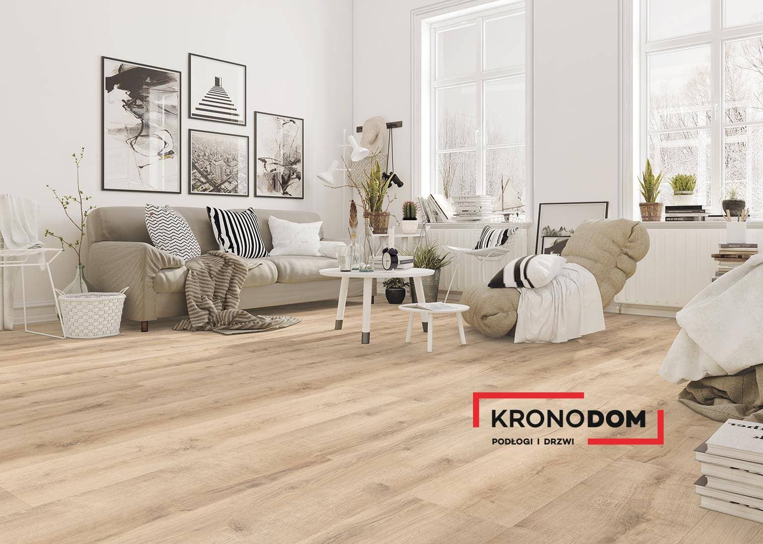Panele podłogowe CLASSEN PROMO COLLECTION XL rustic oak beige 68280 AC4, gr. 8 mm, 4V (1opk.=6szt.=2,158m2) NOWOŚĆ 2026 6