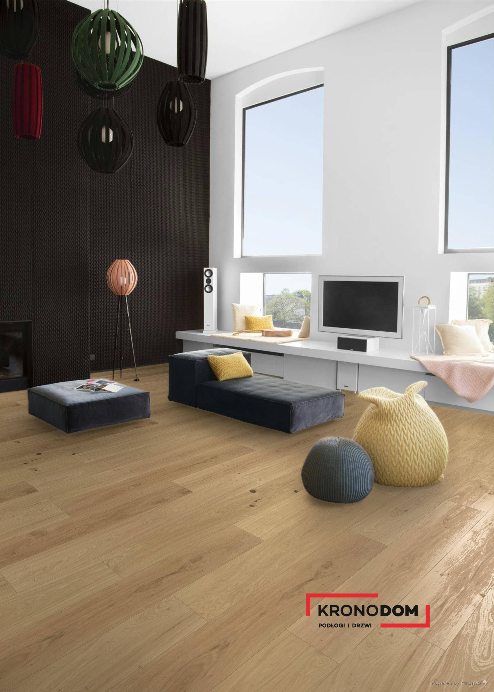 Panele fornirowane PARQWOOD XL Oak Naturel Chene 61001388 klasa 33, gr.10mm, 2V (1opk=2,20m2) NOWOŚĆ 2026 2