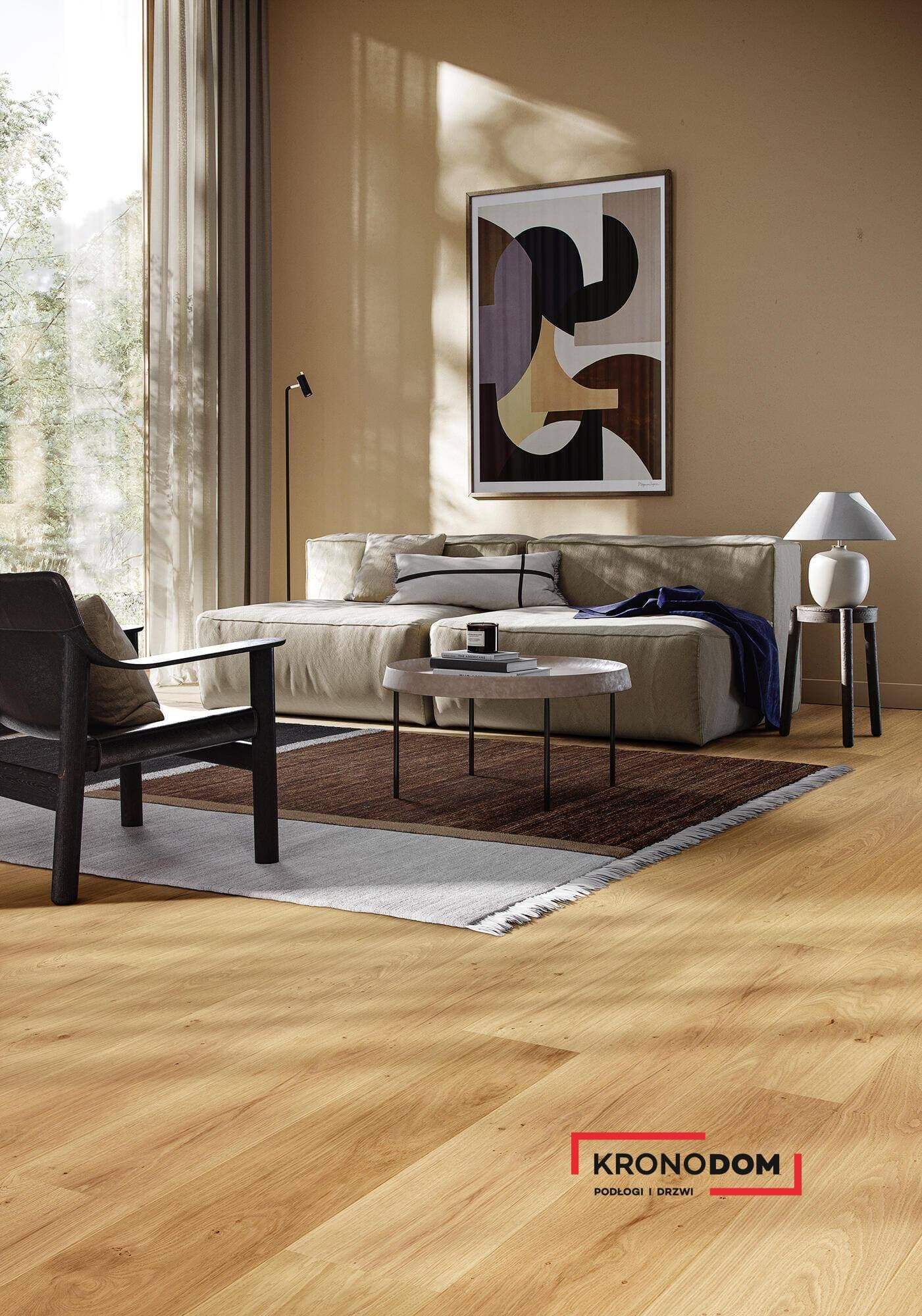 Panele fornirowane PARQWOOD XL Oak Naturel Chene 61001388 klasa 33, gr.10mm, 2V (1opk=2,20m2) NOWOŚĆ 2026 6