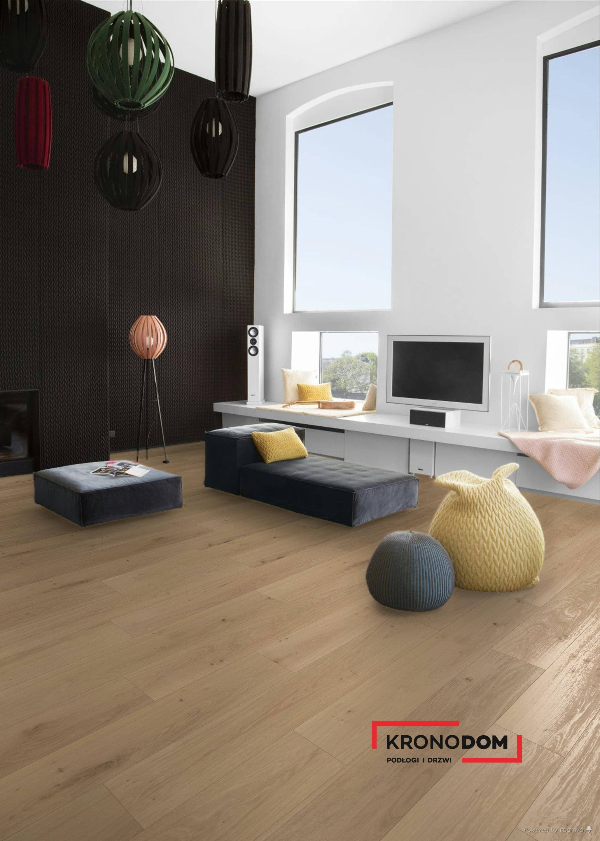 Panele fornirowane PARQWOOD XL Oak Naturel Ambre 61001400 klasa 33, gr.10mm, 2V (1opk=2,20m2) NOWOŚĆ 2026 5