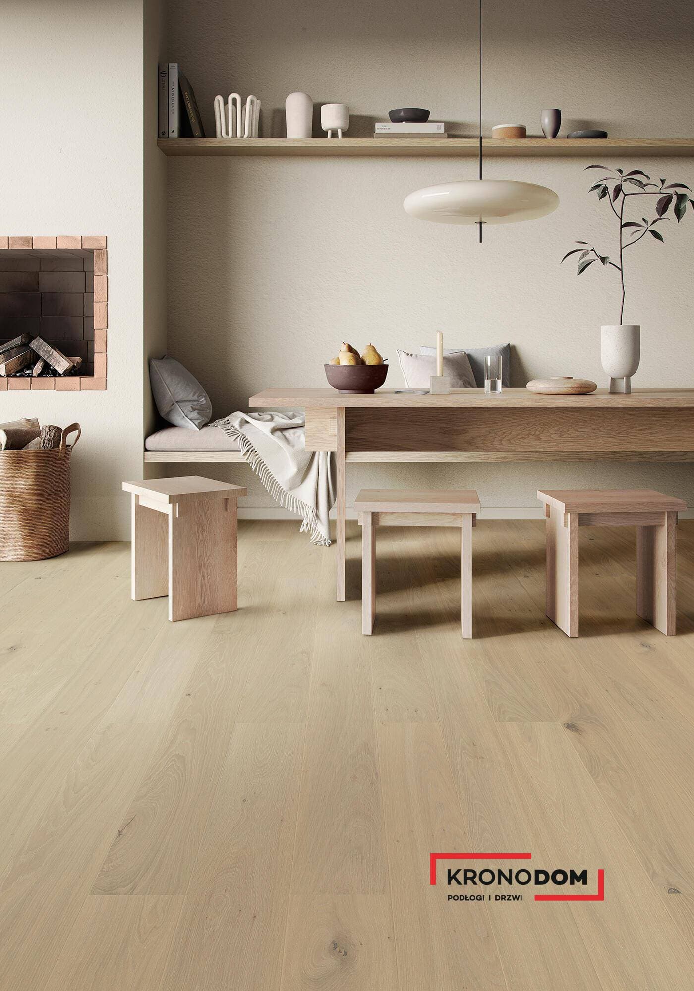 Panele fornirowane PARQWOOD XL Oak Naturel Silk 61001394 klasa 33, gr.10mm, 2V (1opk=2,20m2) NOWOŚĆ 2026 2
