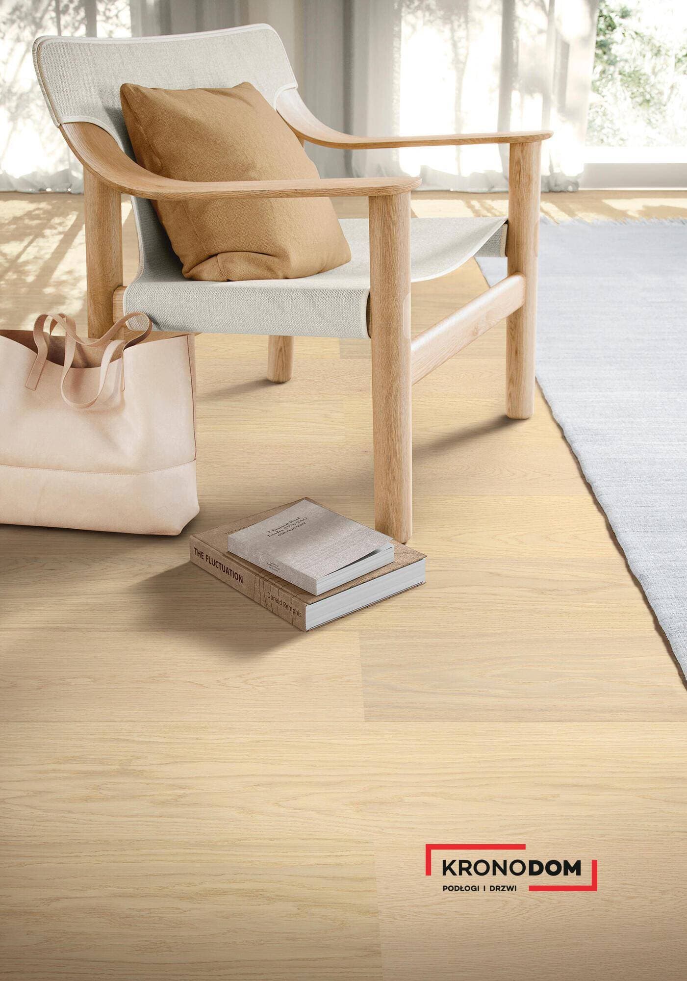 Panele fornirowane PARQWOOD XL Oak Calm Nude 61001390 klasa 33, gr.10mm, 2V (1opk=2,20m2) NOWOŚĆ 2026 2