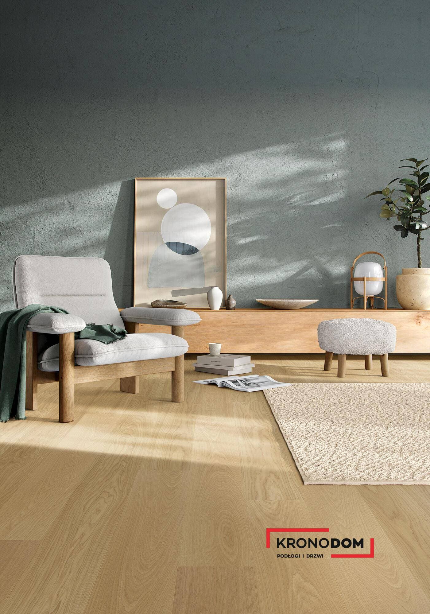Panele fornirowane PARQWOOD XL Oak Calm Chene 61001373 klasa 33, gr.10mm, 2V (1opk=2,20m2) NOWOŚĆ 2026 2