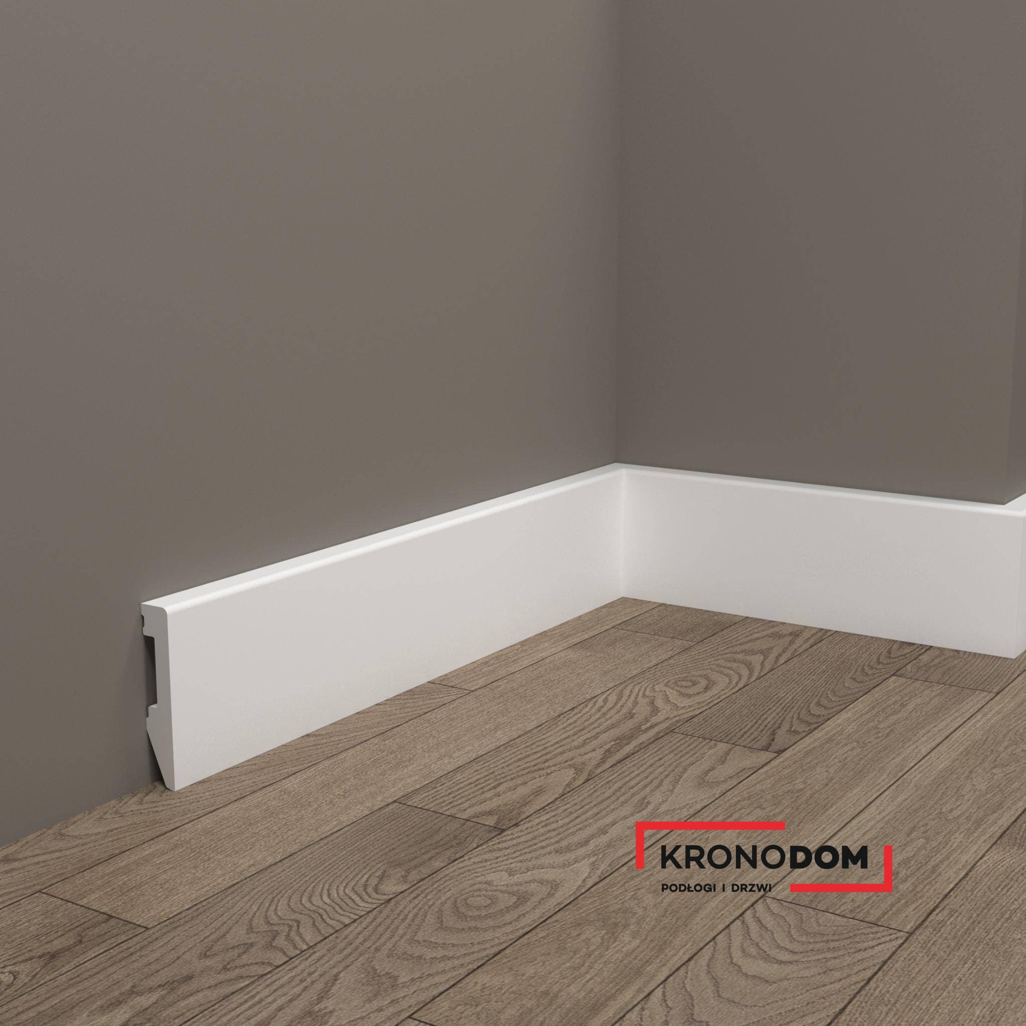 Listwa przypodłogowa PolyFoil CoreProtect Biała PFS-3-8015 15x80x2500