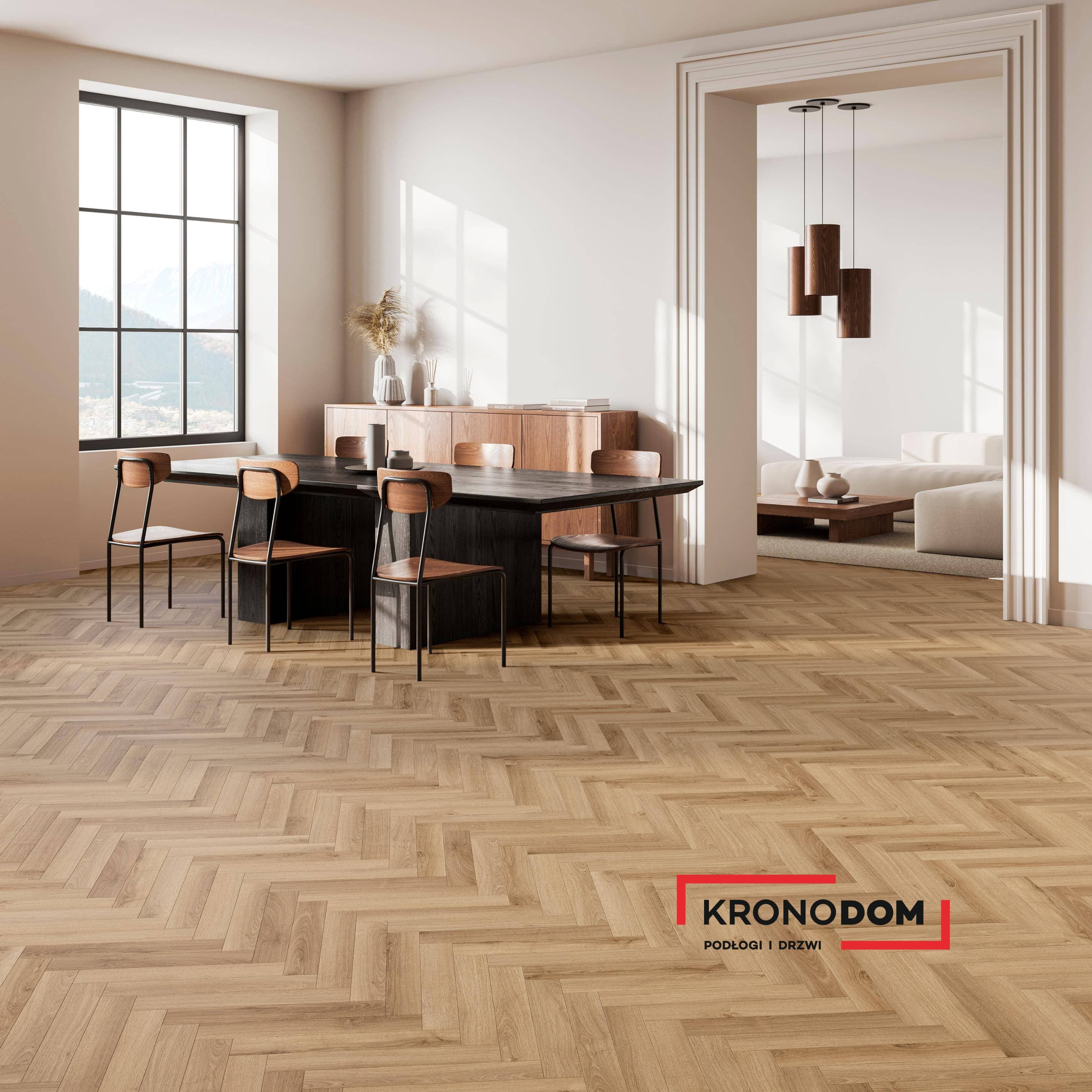 Panele podłogowe HOBUCO PEAK HERRINGBONE elbrus 62003167 AC5, gr.8mm, 4V, (1op.=24szt.=1,016m2) jodełka klepka A NOWOŚĆ 2026 2