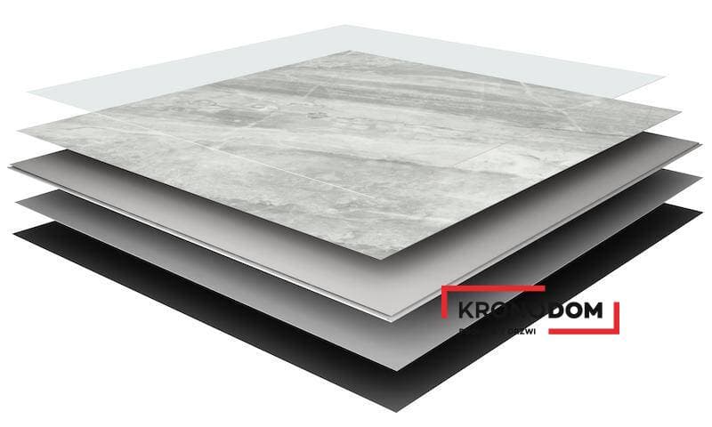 Panele winylowe VOX VILO STONE SPC ash grey 6074902 klasa 33, gr.6mm, 4V (1op=4szt.=1,44 m2) 4