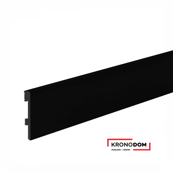 Listwa przypodłogowa ARBITON FORTINO czarna 200 wysokość 8 cm, szerokość krycia 1,6 cm, dł 2200mm (NCS S1502-Y50R) 5