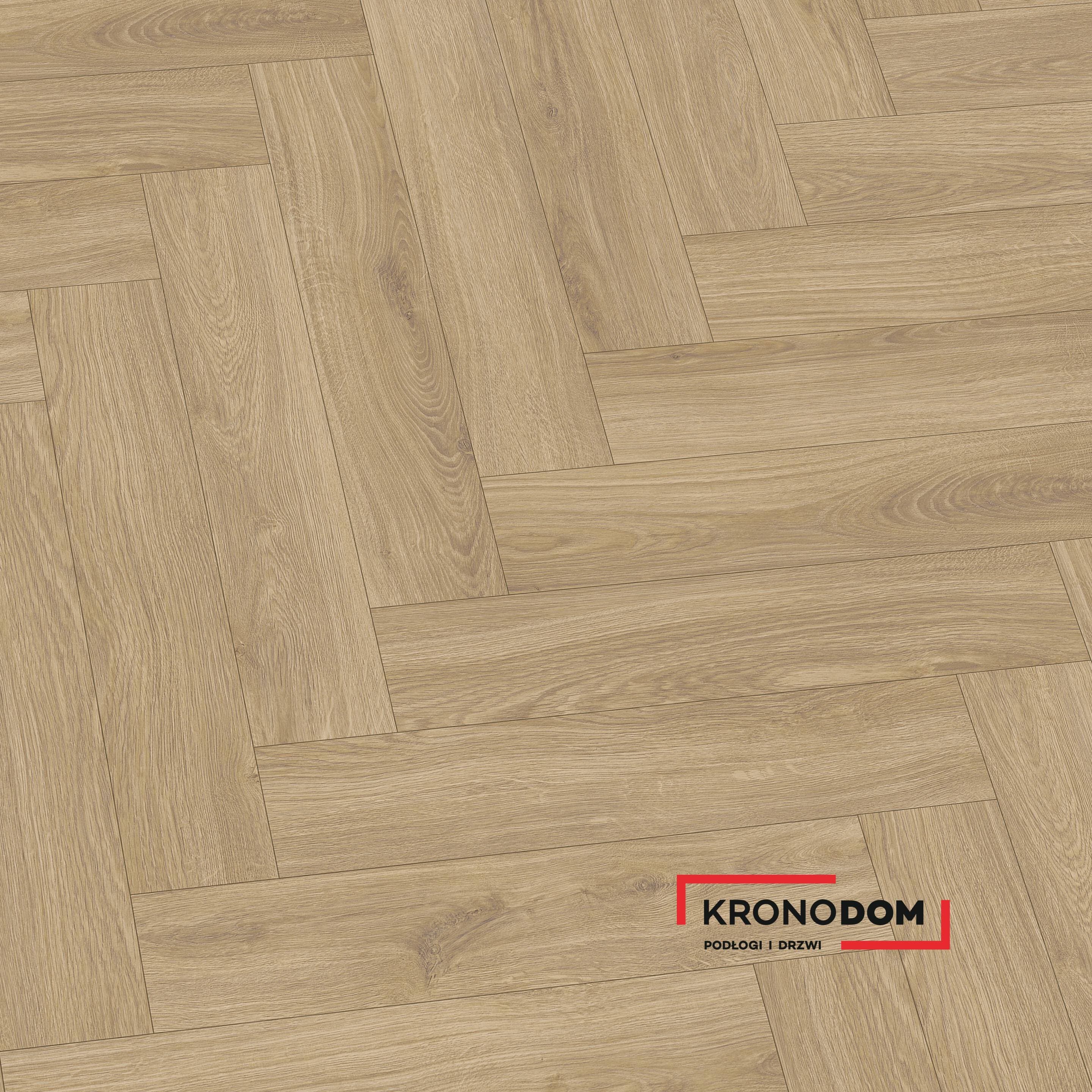 Panele podłogowe SWISS KRONO AURUM HERRINGBONE dąb delicato 40394 AQUA ZERO 72h gr.8mm, AC5, 4V (1opk.=14szt.=1,238m2) NOWOŚĆ 2026 4