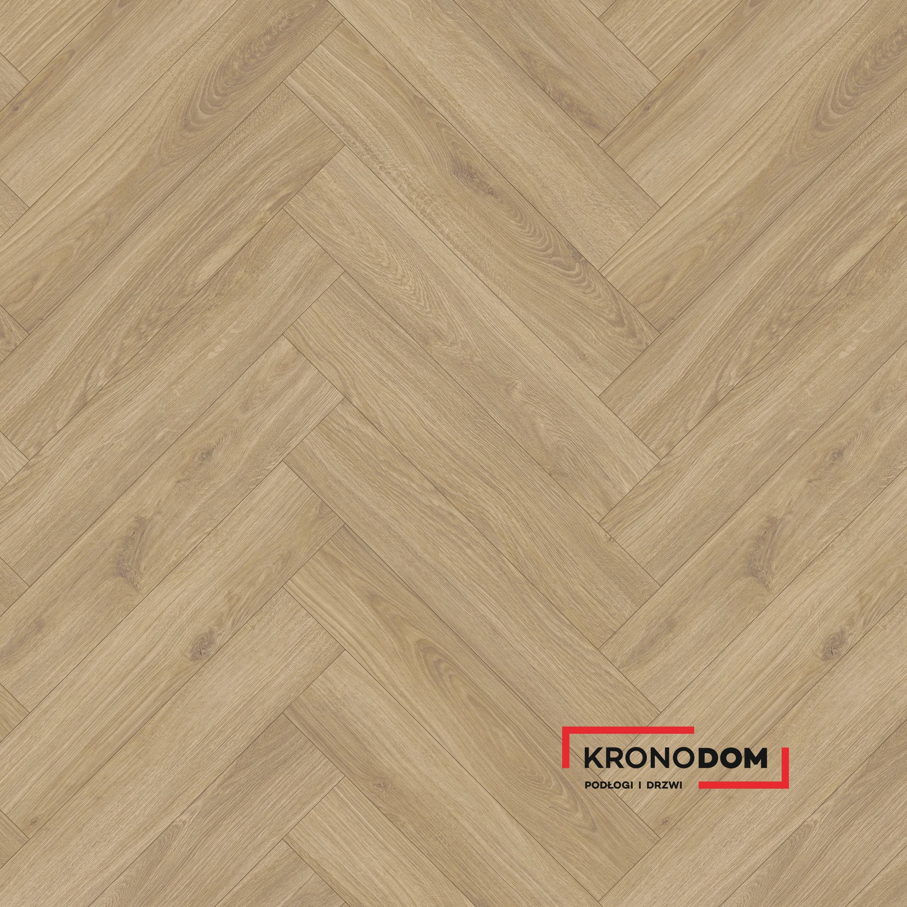 Panele podłogowe SWISS KRONO AURUM HERRINGBONE dąb delicato 40394 AQUA ZERO 72h gr.8mm, AC5, 4V (1opk.=14szt.=1,238m2) NOWOŚĆ 2026 5
