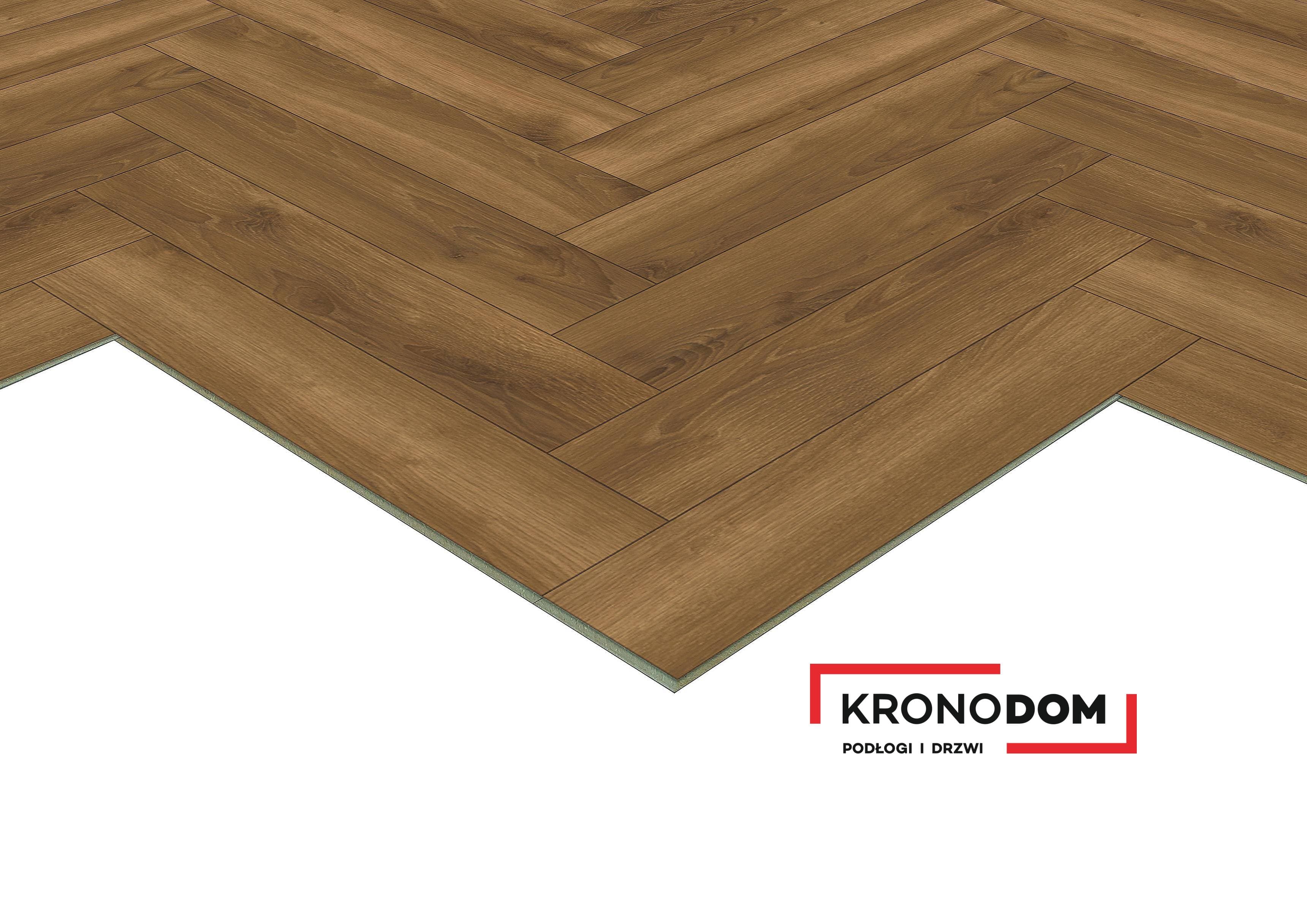 Panele podłogowe SWISS KRONO AURUM HERRINGBONE dąb furioso 40434 AQUA ZERO 72h gr.8mm, AC5, 4V (1opk.=14szt.=1,238m2) NOWOŚĆ 2026 3
