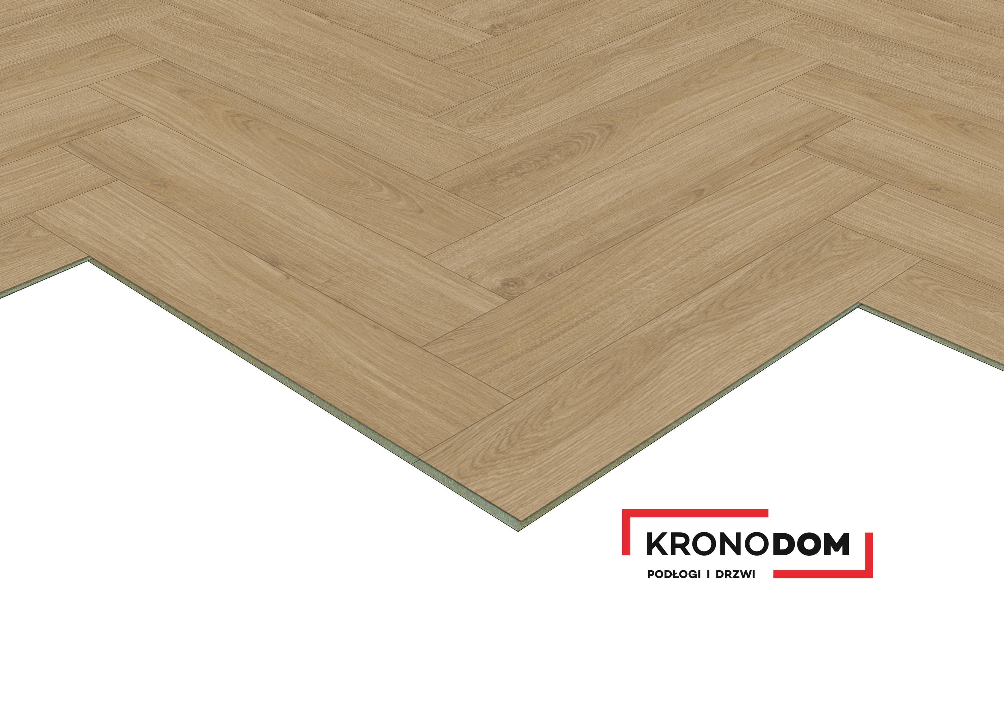 Panele podłogowe SWISS KRONO AURUM HERRINGBONE dąb rita 40614 AQUA ZERO 72h gr.8mm, AC5, 4V (1opk.=14szt.=1,238m2) NOWOŚĆ 2026 3