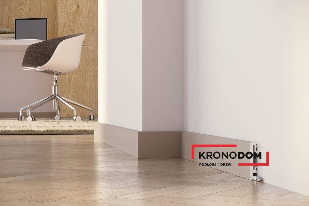 Listwa przypodłogowa DUROFIT cappuccino PF081C wysokość 8 cm, szerokość krycia 1,5 cm, dł 240cm