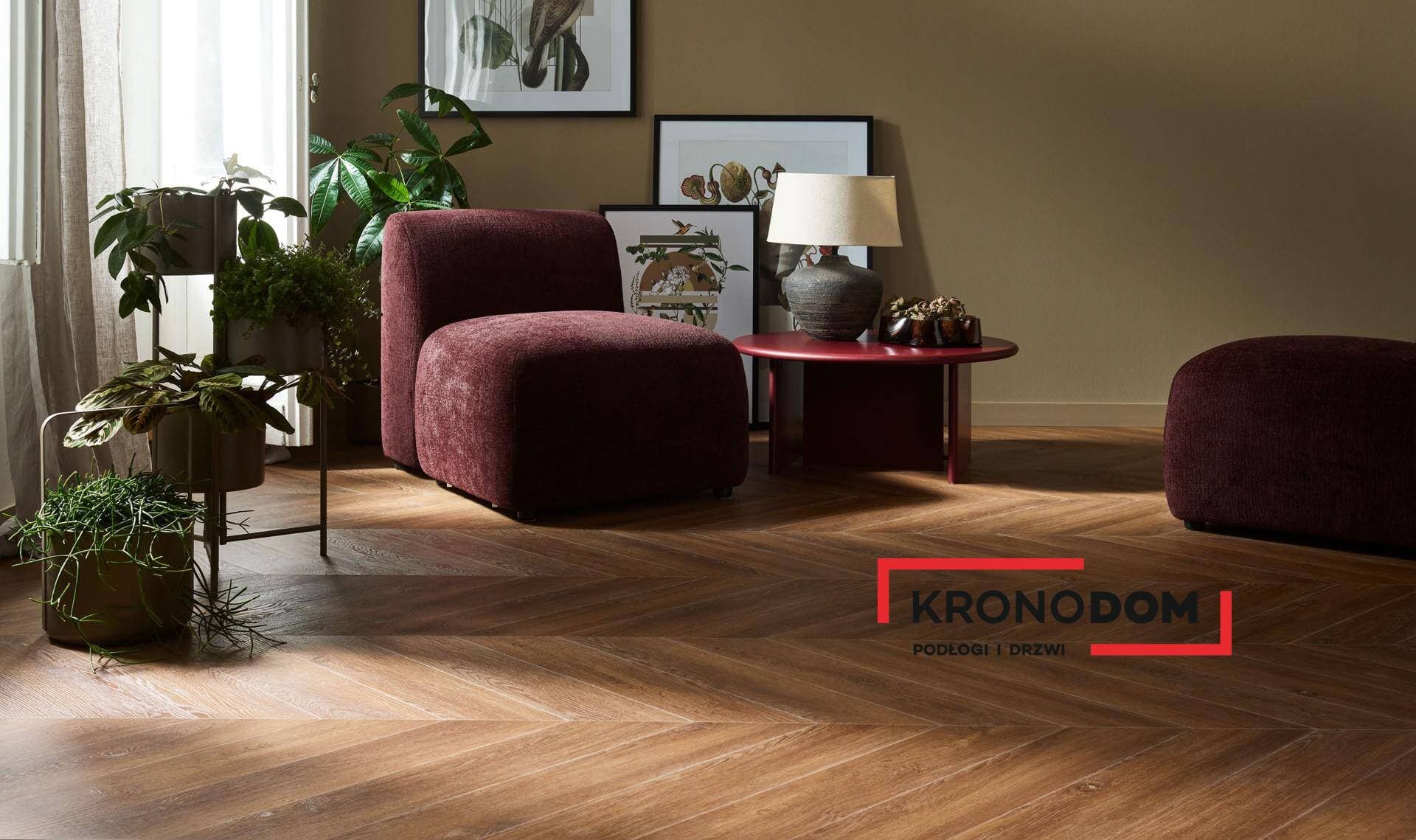 Panele winylowe VOX VINTRA CHEVRON SPC Calvi Oak 6077614 klasa 33, gr.6mm, 4V (1op=18szt.=1,35 m2) jodełka francuska 3