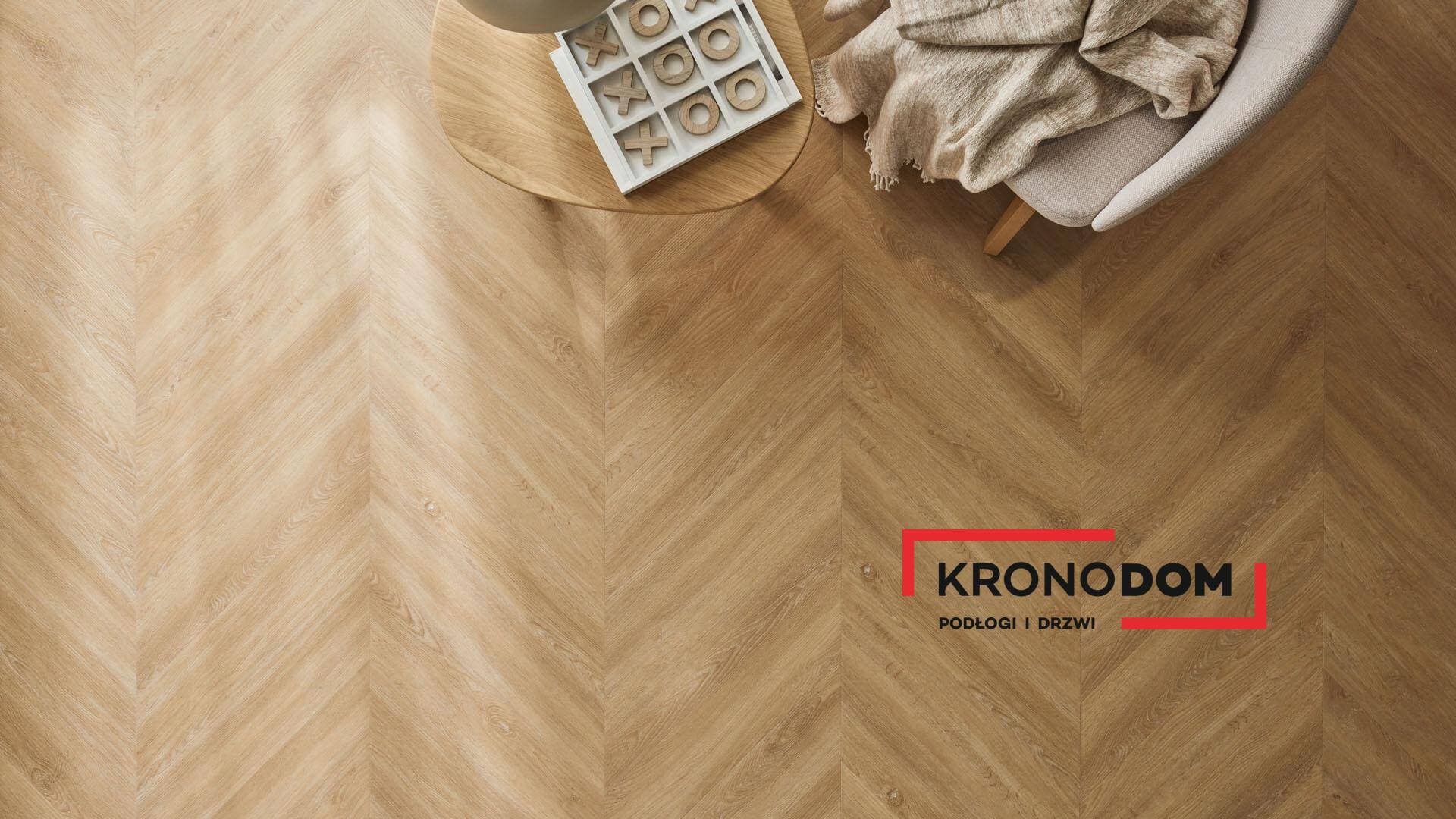 Panele winylowe VOX VINTRA CHEVRON SPC Olmedo Oak 6077616 klasa 33, gr.6mm, 4V (1op=18szt.=1,35 m2) jodełka francuska