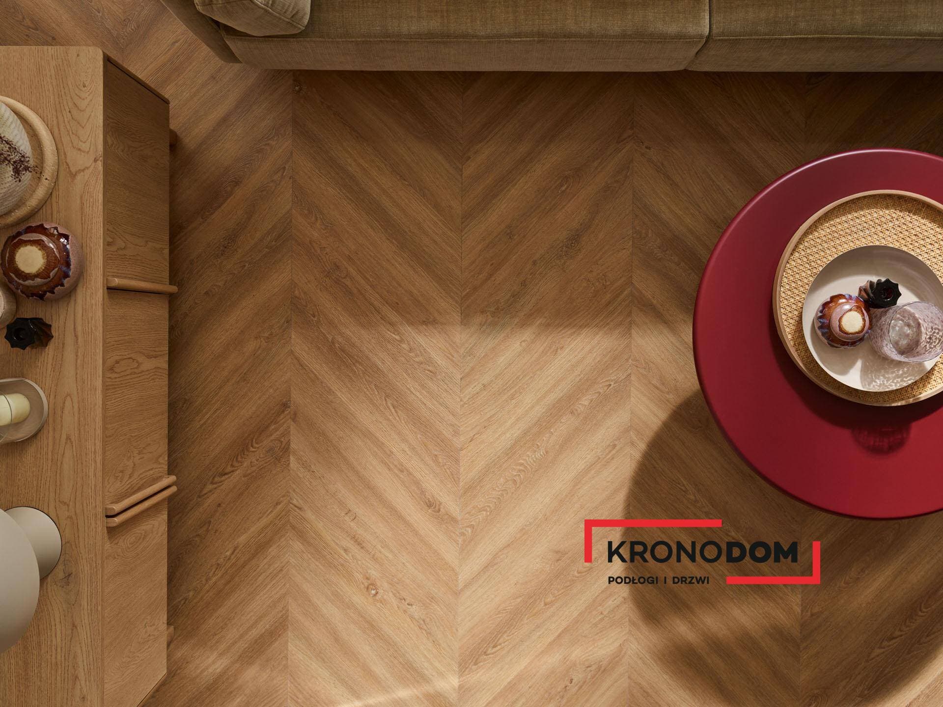 Panele winylowe VOX VINTRA CHEVRON SPC Arles Oak 6077617 klasa 33, gr.6mm, 4V (1op=18szt.=1,35 m2) jodełka francuska