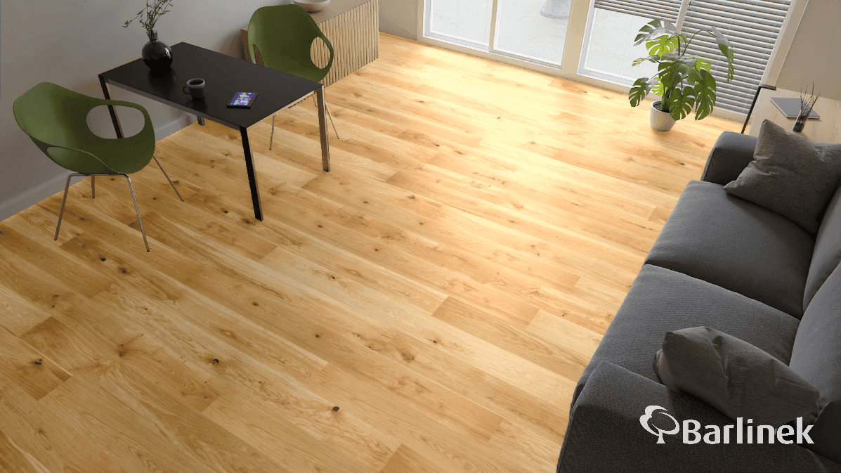 Podłoga drewniana Barlinek SENSES dąb cheer 1WG000816 gr.14mm, 2V (1opk.=3,18m2) 207x2200, deska 1-lamelowa, lakier matowy 4