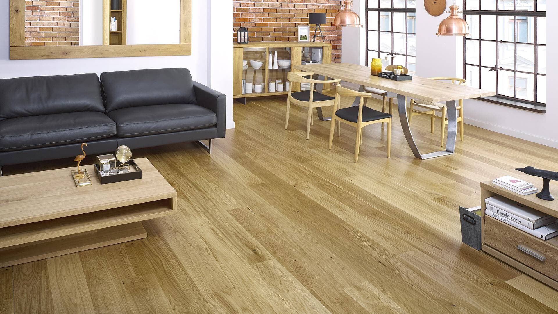 Podłoga drewniana Barlinek PURE LINE dąb askania grande 1WG000675 gr.14mm (1opk.=2,77m2) 180x2200, deska 1-lamelowa, lakier professional 2