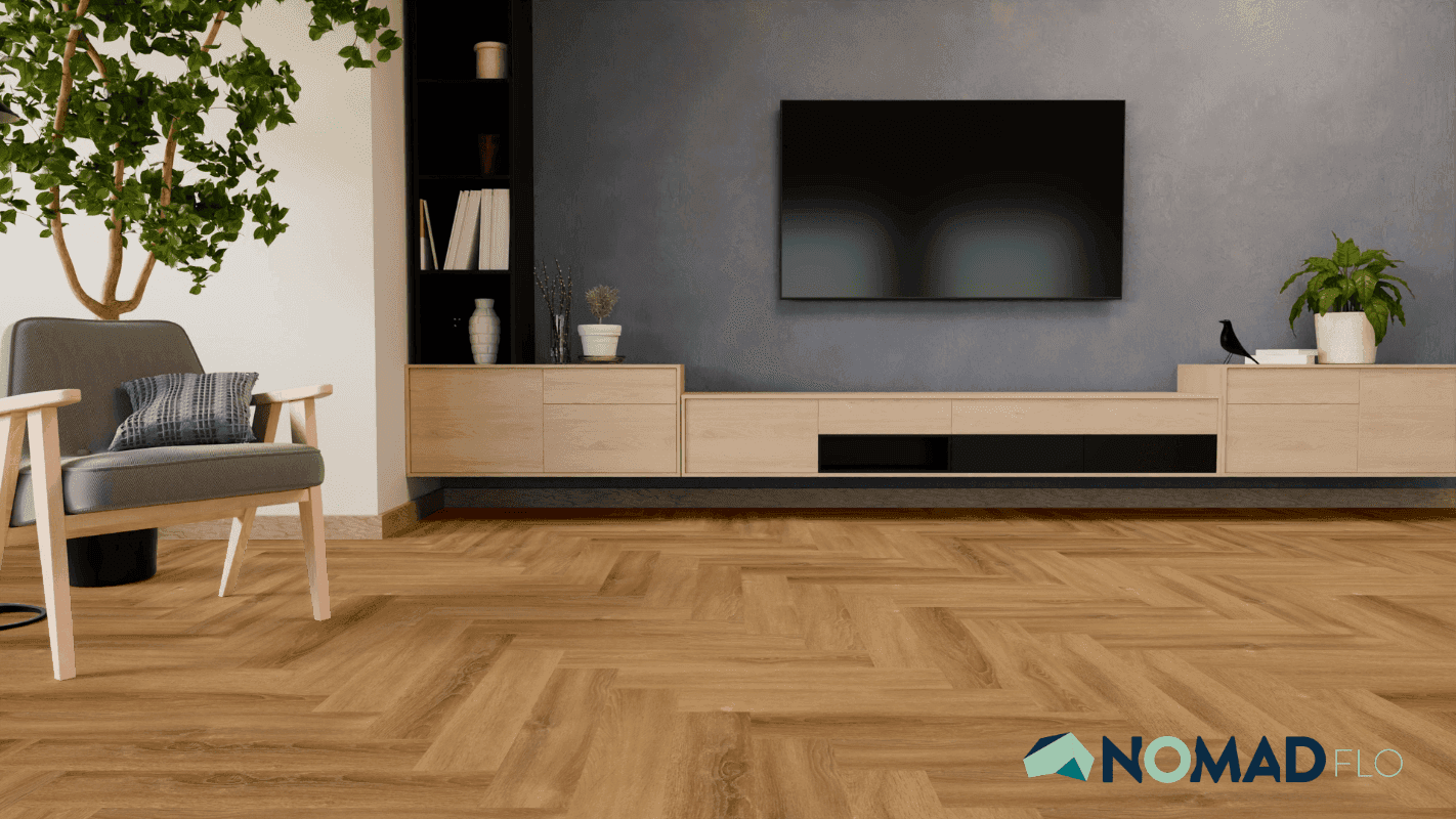 Panele winylowe Nomad Flo PREMIUM HERRINGBONE Revenga NF10933A klasa 33, gr.6mm, 4V, (1op.=1,588m2) 8