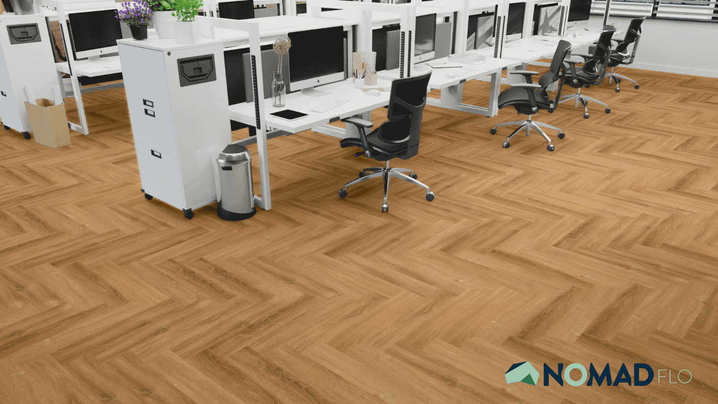 Panele winylowe Nomad Flo PREMIUM HERRINGBONE Revenga NF10933A klasa 33, gr.6mm, 4V, (1op.=1,588m2) 12