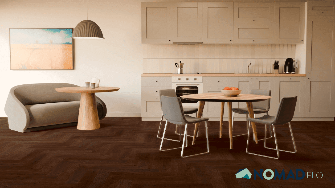 Panele winylowe Nomad Flo PREMIUM HERRINGBONE Vitoria NF10921A klasa 33, gr.6m, 4V, (1op.=1,588m2) 5