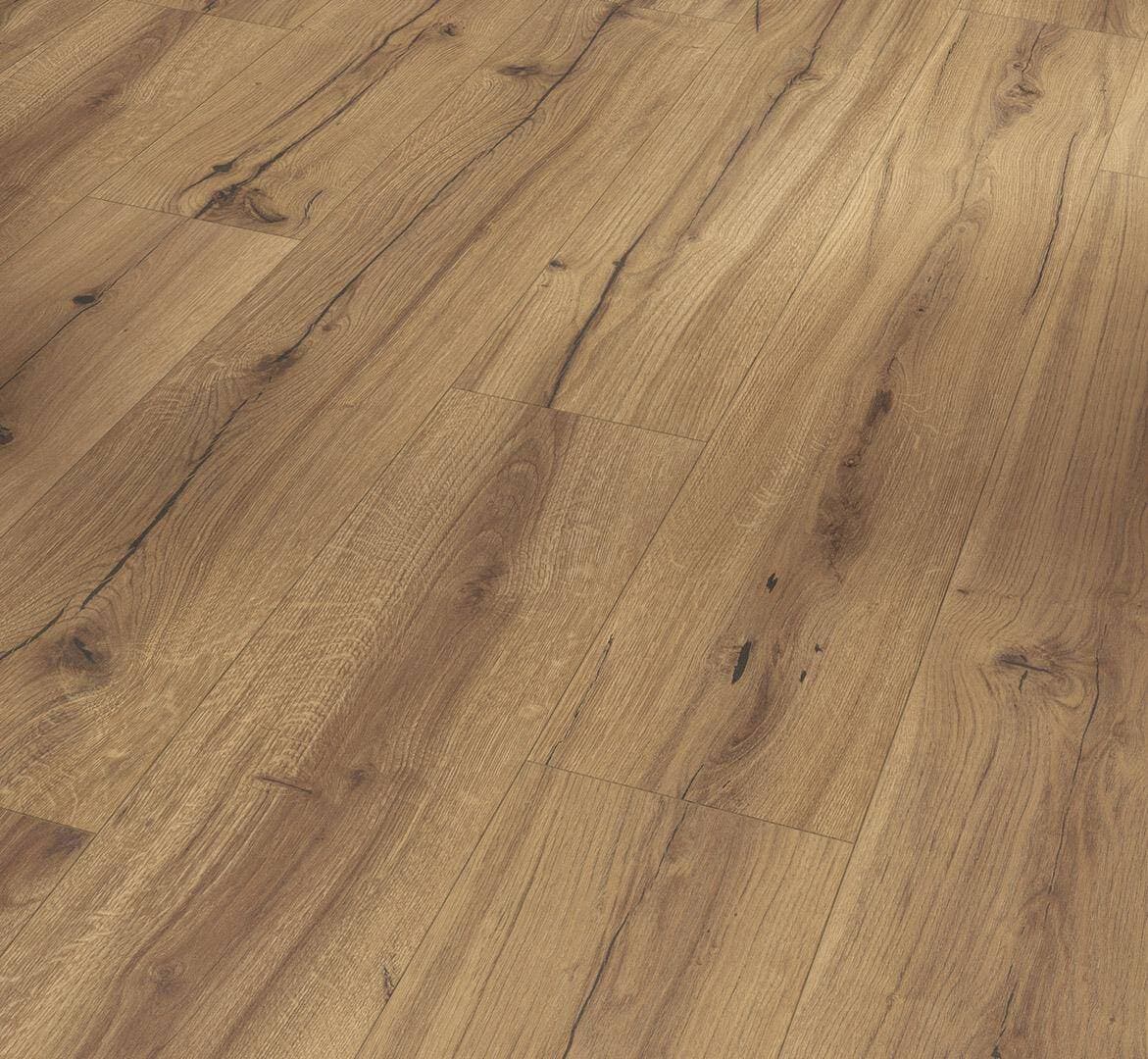 Panele podłogowe PARADOR BASIC 400 oak history matt finish 1593795 gr.8mm, AC4, 4V, (1op=10szt.=2,493m2)