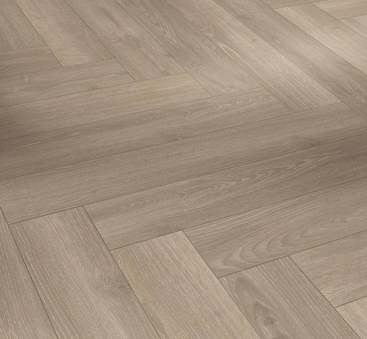 Panele podłogowe PARADOR TRENDTIME 3 oak skyline pearl grey 1747861 gr.8mm, AC4, 4V (1op=13szt.=1,595m2) jodełka