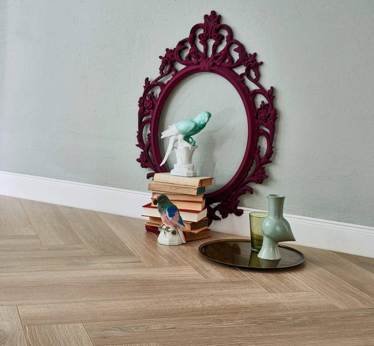Panele podłogowe PARADOR TRENDTIME 3 oak skyline pearl grey 1747861 gr.8mm, AC4, 4V (1op=13szt.=1,595m2) jodełka 8