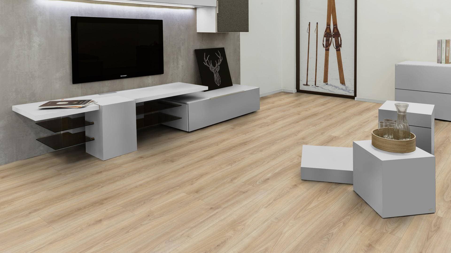 Panele podłogowe Kaindl NATURAL STANDARD PLANK AQUA PRO dąb cordoba crema K2241, AC5, gr.8mm, 4V(1opk=9szt.=2,402m2) 10