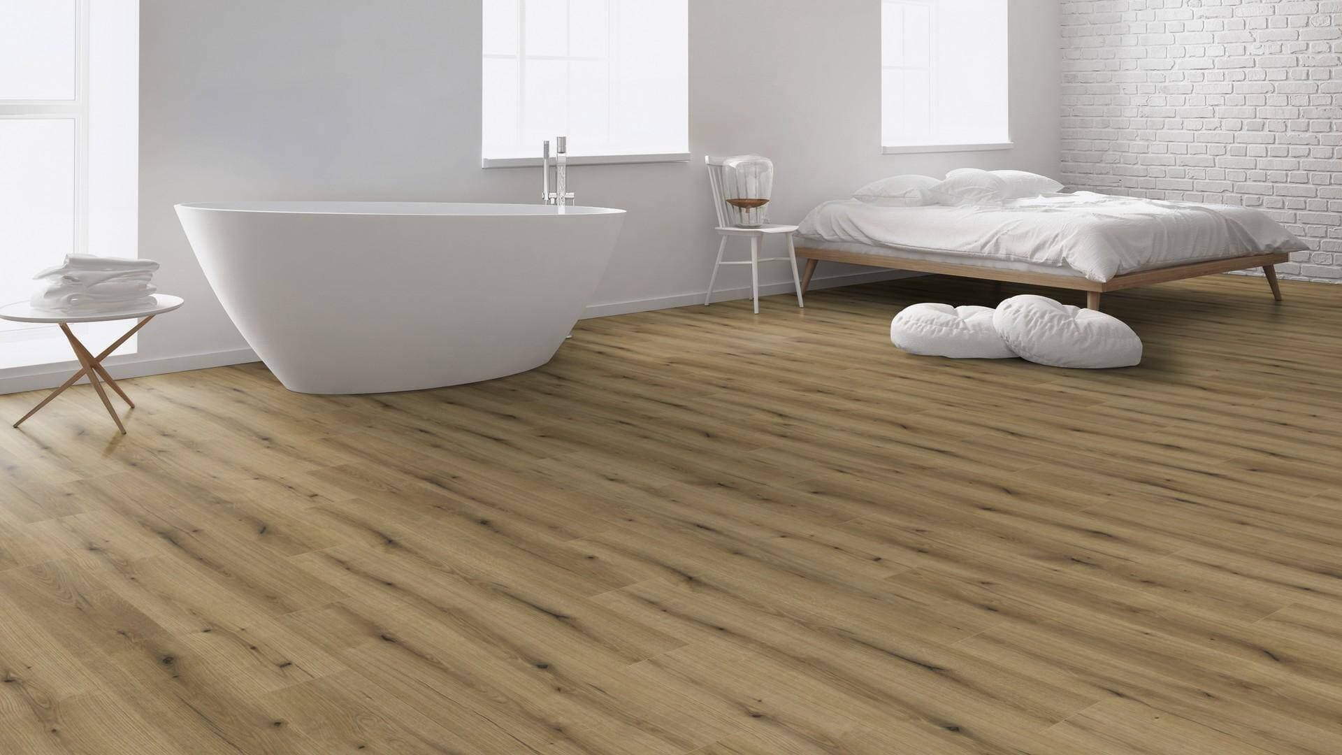 Panele podłogowe Kaindl NATURAL STANDARD PLANK AQUA PRO dąb evoke sunset K5574, AC5, gr.8mm, 4V(1opk=9szt.=2,402m2) 20