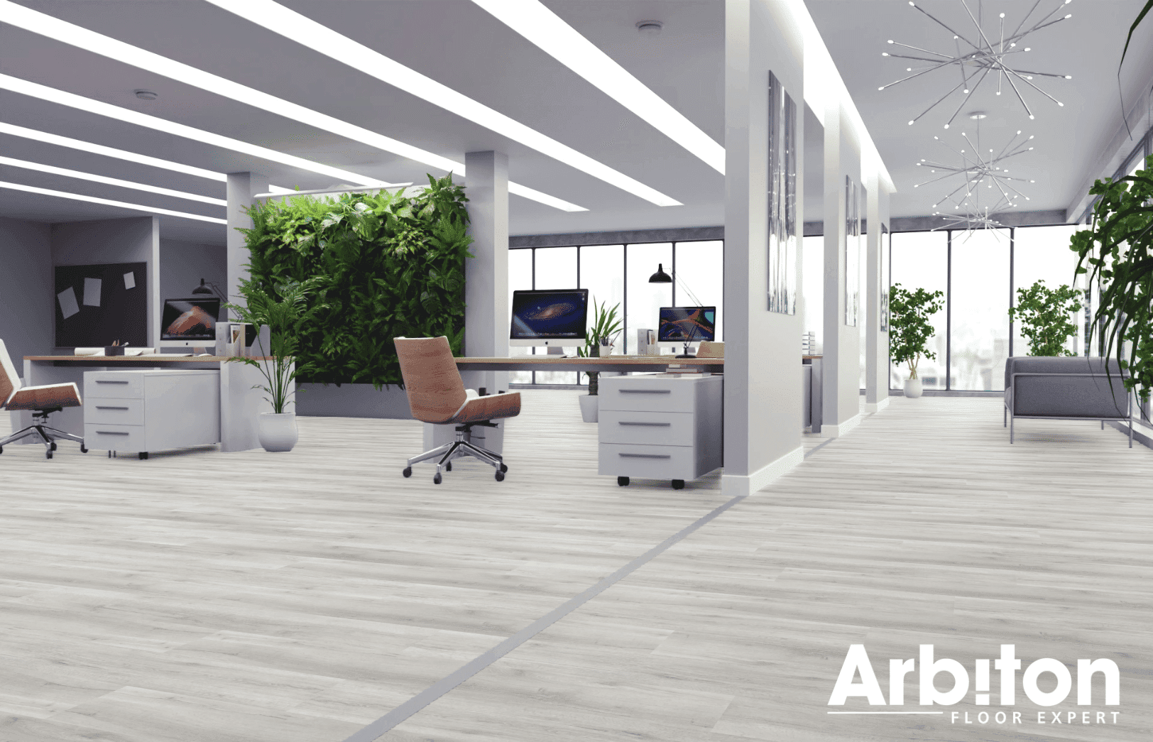 Panele winylowe ARBITON AMARON WOOD dąb Alaskan CA 102 klasa 33, gr.5mm, 4V (1op.=6szt.=2,076m2) 6