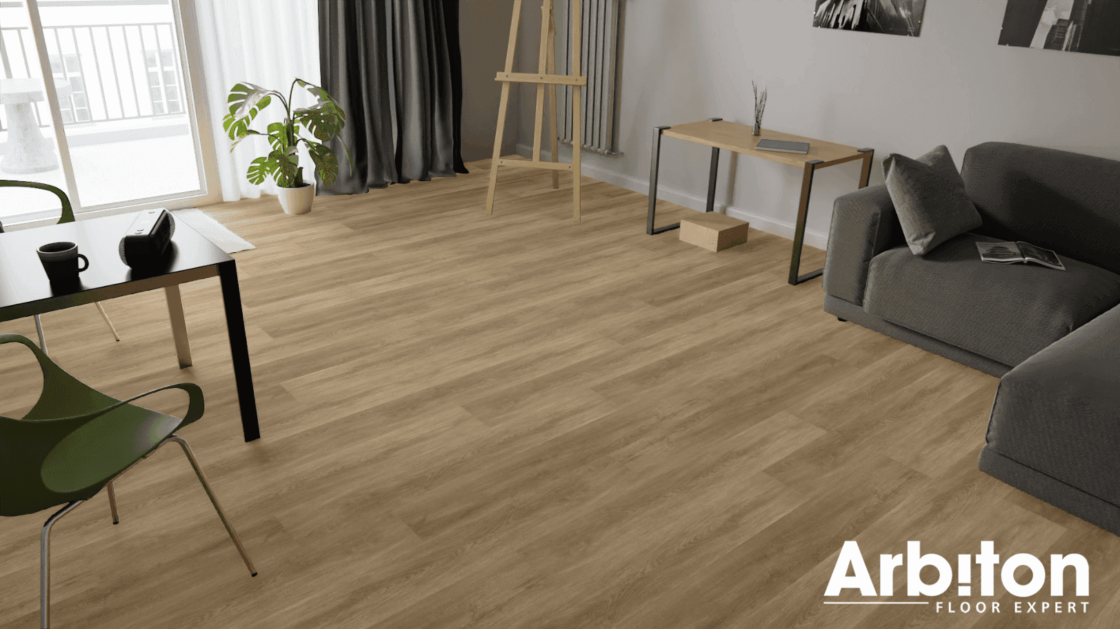Panele winylowe ARBITON AMARON WOOD dąb Sierra CA 154 klasa 33, gr.5mm, 4V (1op.=6szt.=2,076m2) 4
