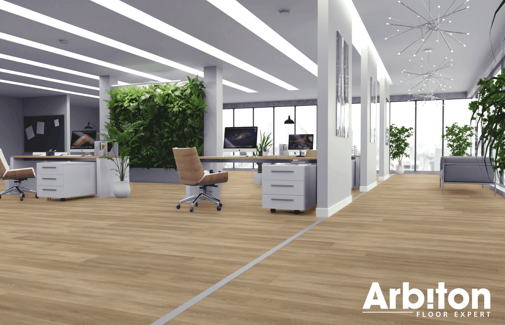 Panele winylowe ARBITON AMARON WOOD dąb Sierra CA 154 klasa 33, gr.5mm, 4V (1op.=6szt.=2,076m2) 6