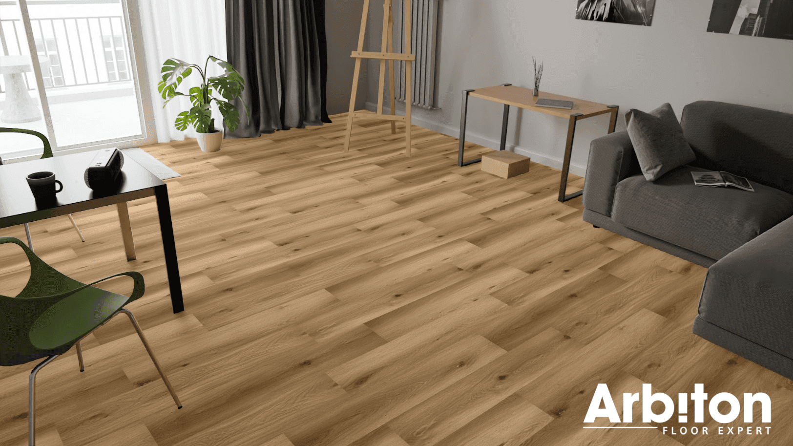 Panele winylowe ARBITON WOODRIC EIR dąb Garland CWS 208 klasa 33, gr.4mm, 4V (1op.=8szt.=2,235m2) 4