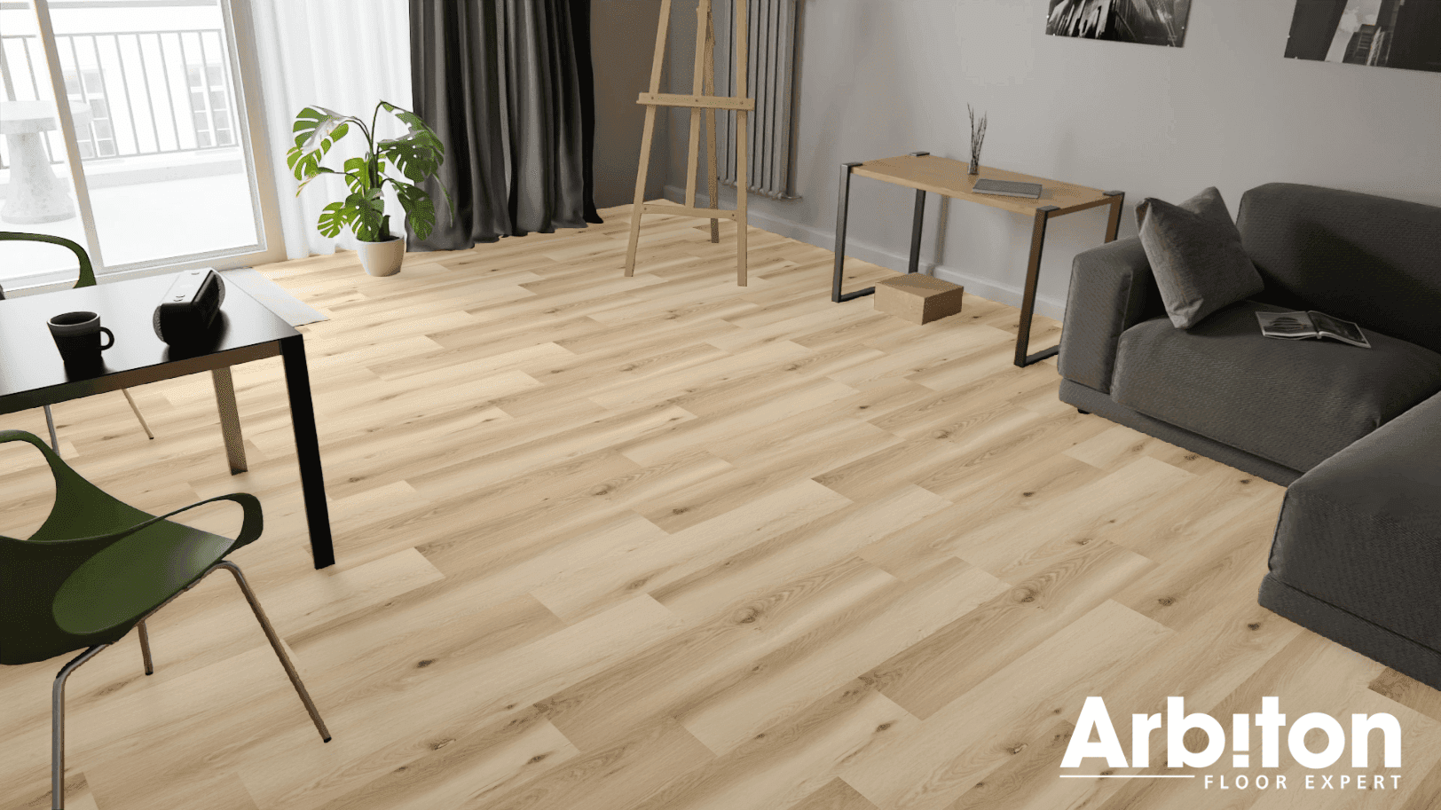 Panele winylowe ARBITON WOODRIC EIR dąb Nordland CWS 207 klasa 33, gr.4mm, 4V (1op.=8szt.=2,235m2) 4