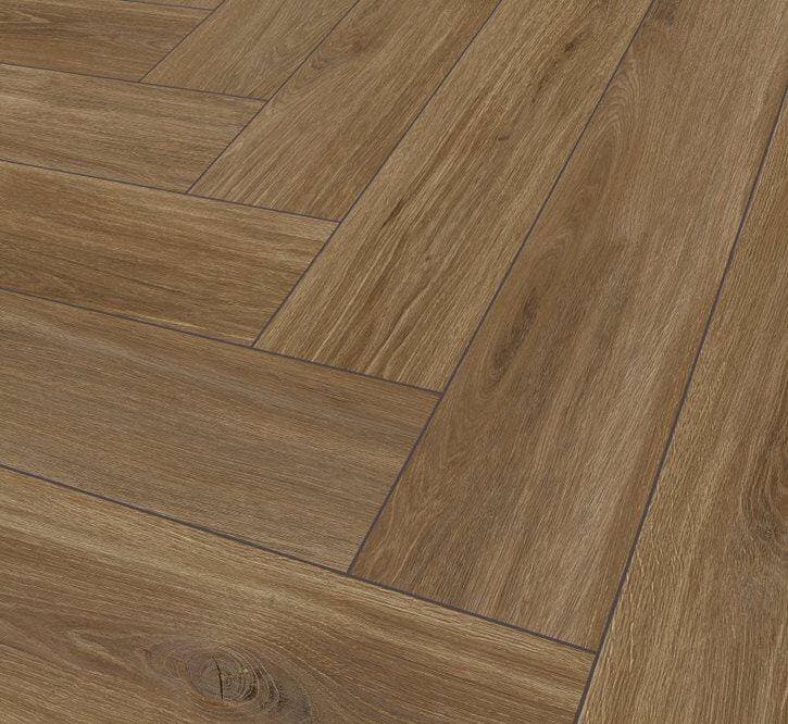 Panele winylowe THE FLOOR HERRINGBONE Calm Oak P6003HB, klasa 34, gr.6mm, 4V (1opk.=16szt.=1,752m2)