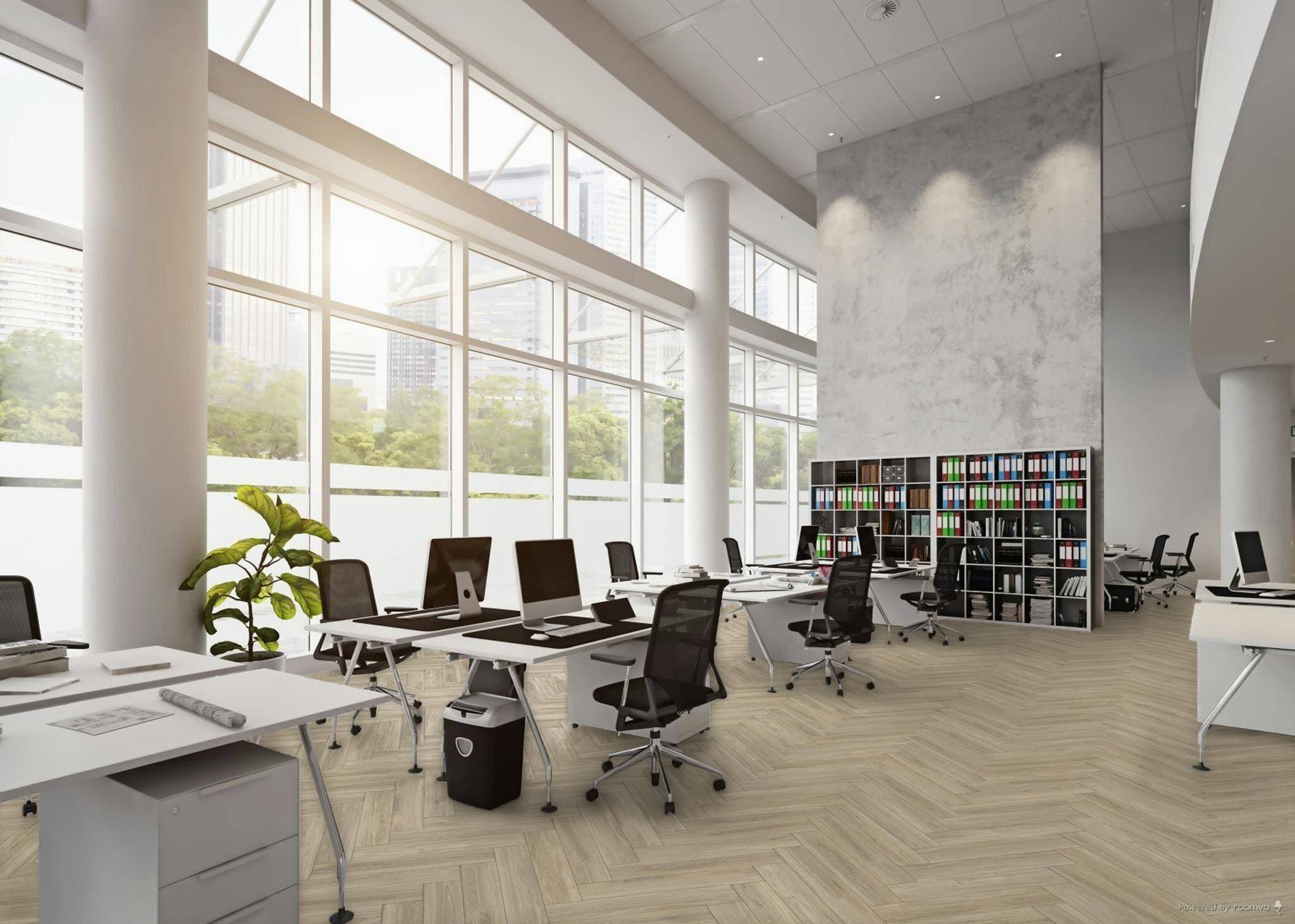 Panele winylowe THE FLOOR HERRINGBONE Tuscon Oak P6001HB, klasa 34, gr.6mm, 4V (1opk.=16szt.=1,752m2) 6
