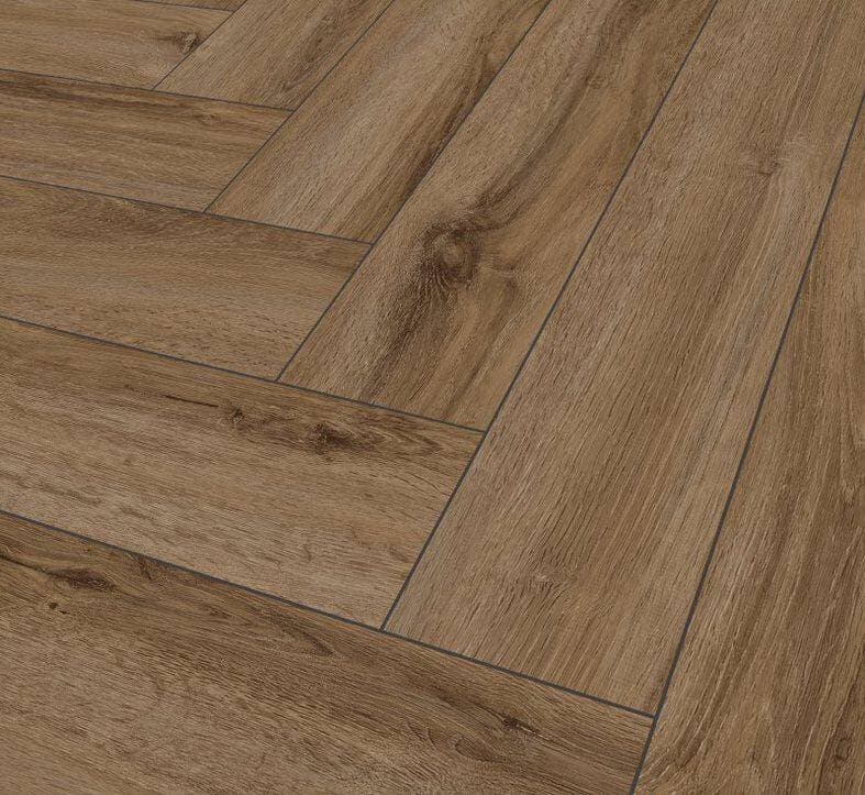 Panele winylowe THE FLOOR HERRINGBONE Jackson Oak P1006HB, klasa 34, gr.6mm, 4V (1opk.=16szt.=1,752m2)