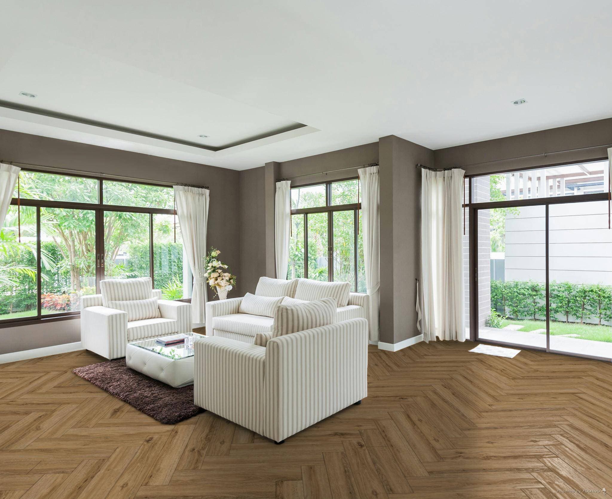 Panele winylowe THE FLOOR HERRINGBONE Jackson Oak P1006HB, klasa 34, gr.6mm, 4V (1opk.=16szt.=1,752m2) 3