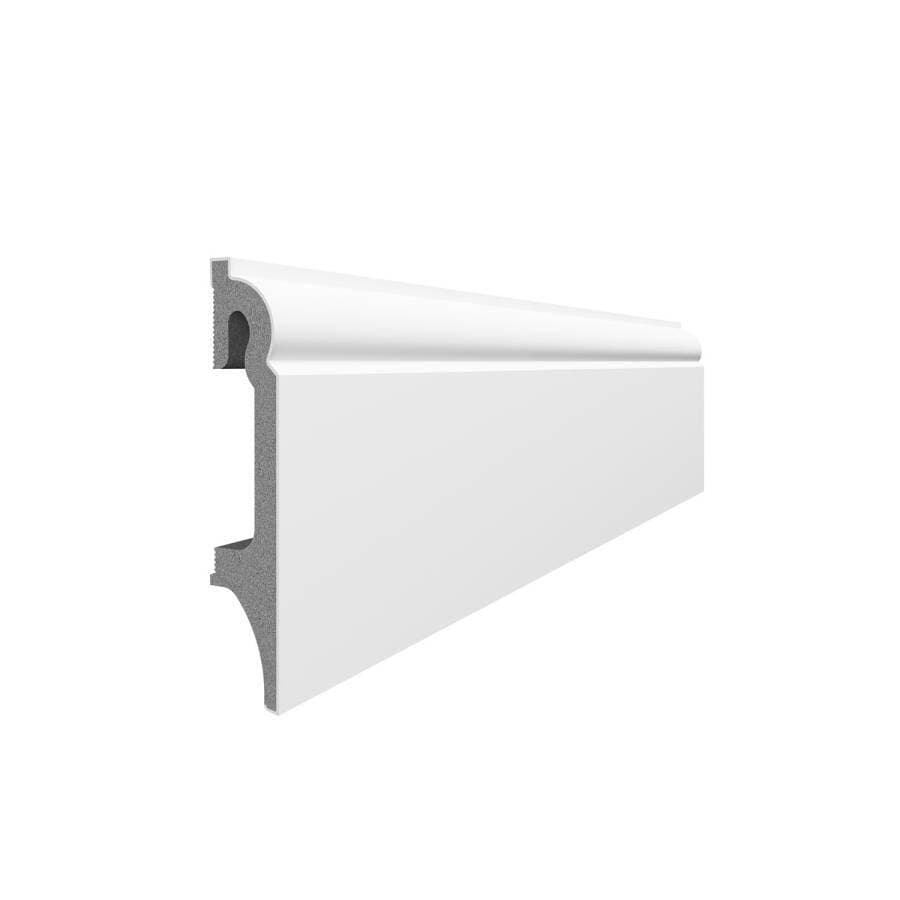 Listwa przypodłogowa VOX ESPUMO 301 biała wysokość 8 cm, szerokość krycia 1,6 cm dł 2400cm