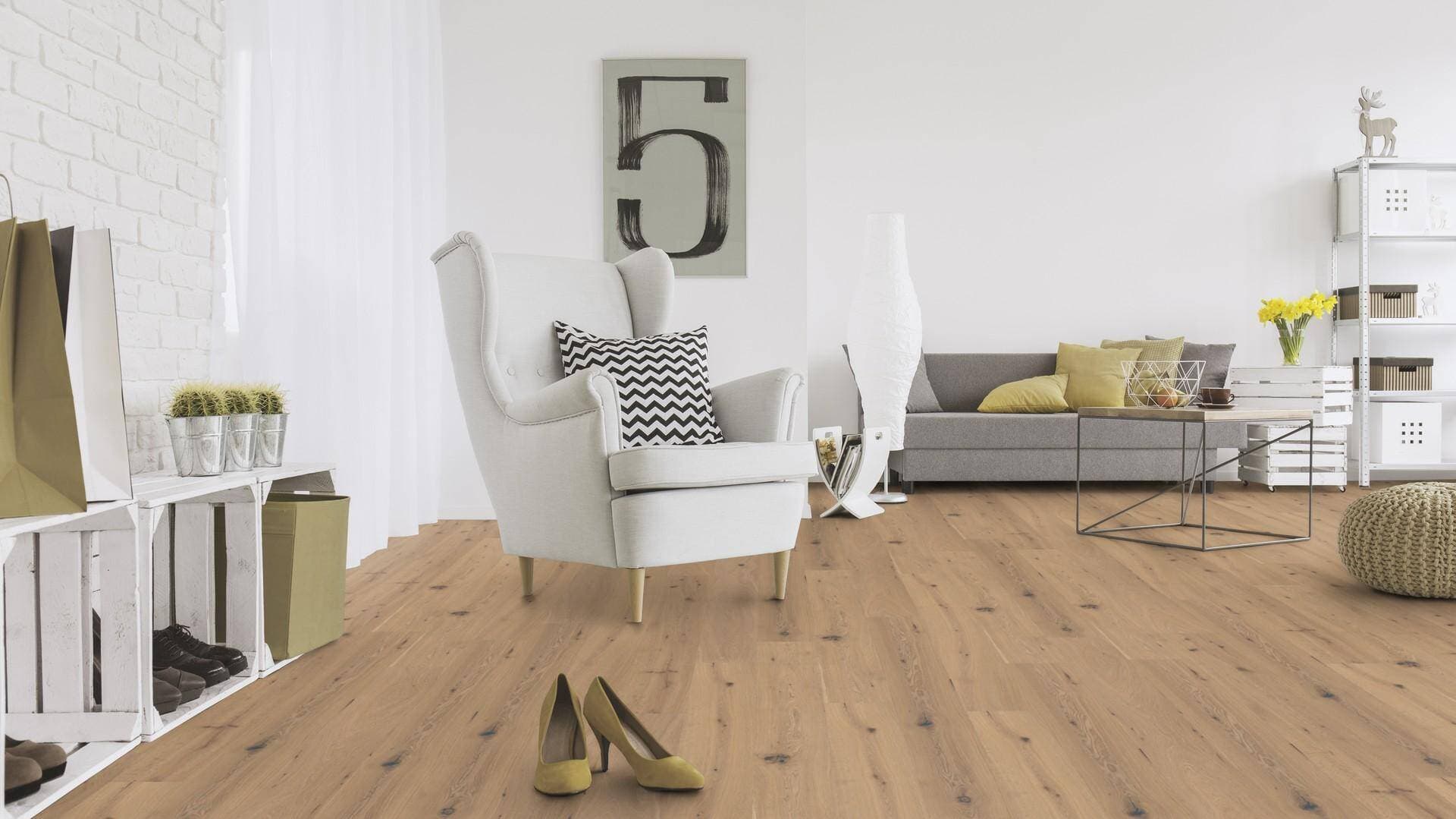 Podłoga drewniana WICANDERS WOOD PARQUET dąb Lisbon RW04402C, gr.14mm, 4V (1opk.=8szt.=2,888m2) deska 1-lamelowa, olej 2