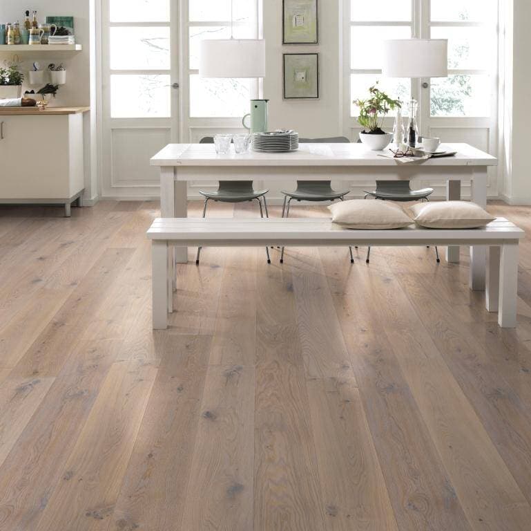 Podłoga drewniana WICANDERS WOOD PARQUET dąb Porto RW04357C, gr.14mm, 4V (1opk.=8szt.=2,888m2) deska 1-lamelowa, biały olej 2