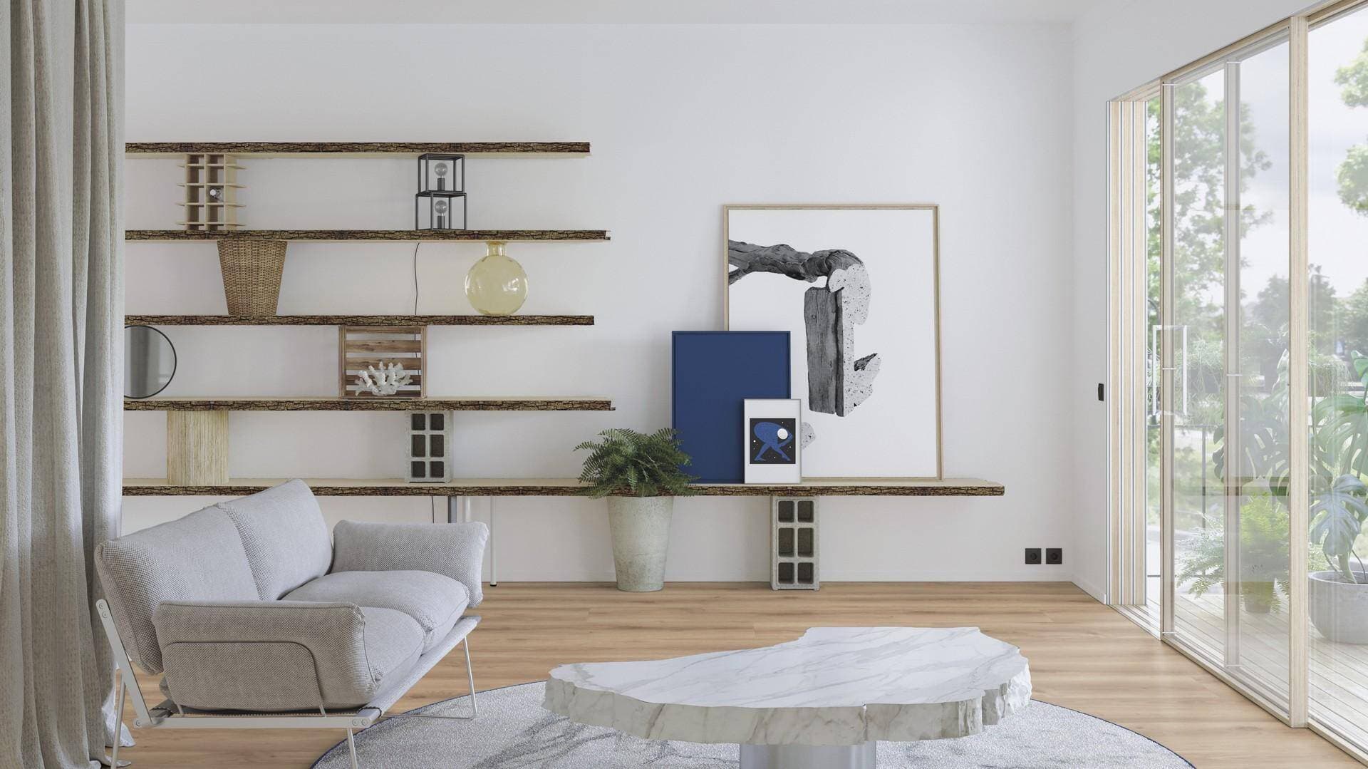 Panele winylowe Tarkett STARFLOOR SOLID 55 contemporary oak natural 36024111 klasa 33, gr.5mm, 4V (1opk.=4szt.=1,43m2) 18