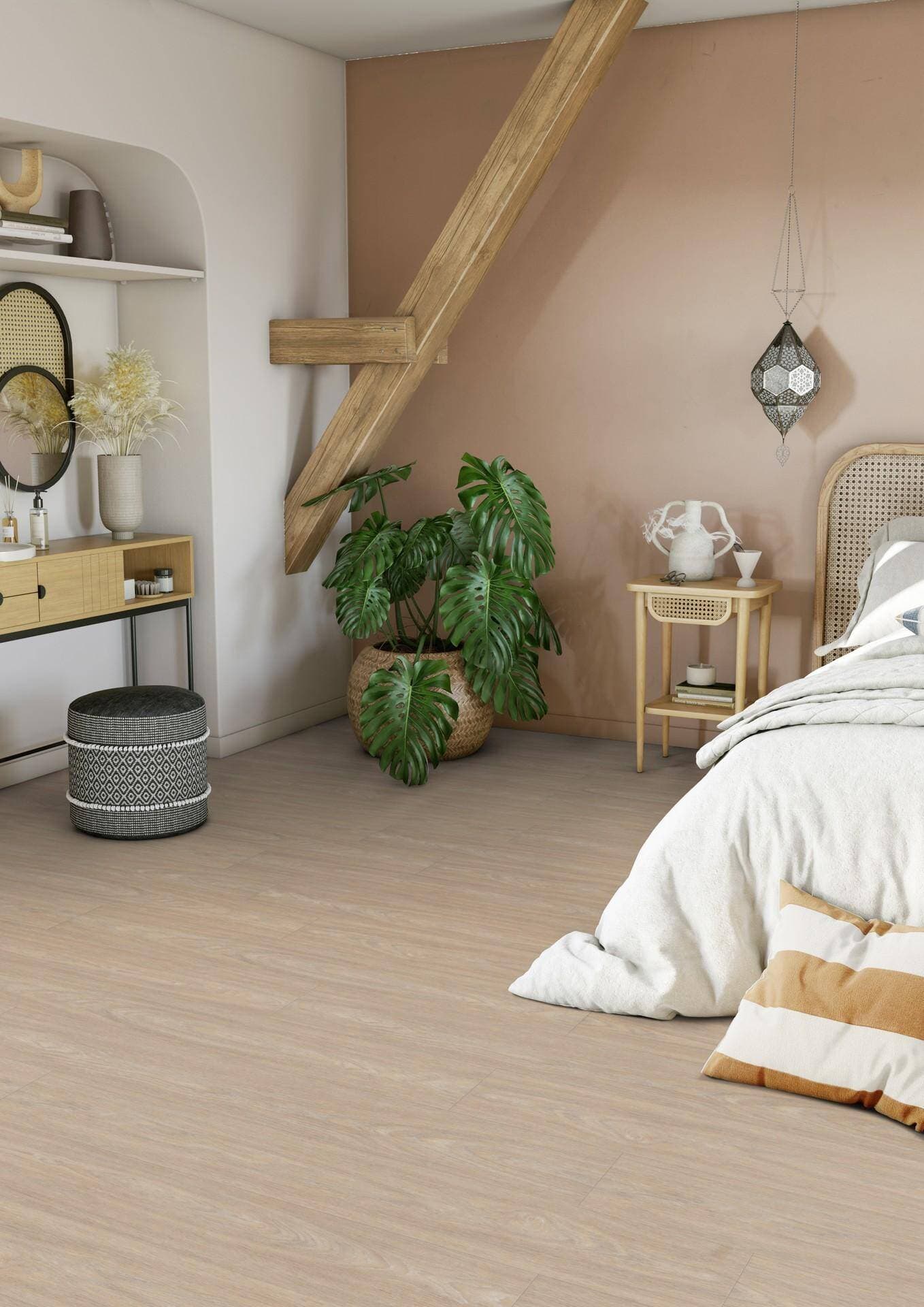 Panele winylowe Tarkett STARFLOOR ULTIMATE 55 bleached oak natural 35992005 gr.6,5mm, 4V (1opk.=6szt.=1,281m2) 5
