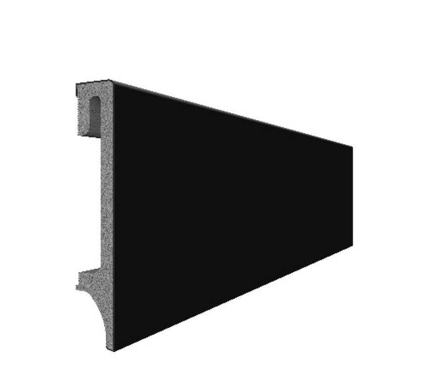 Listwa przypodłogowa VOX ESPUMO 406 czarna wysokość 10 cm, szerokość krycia 1,6 cm dł 2400cm