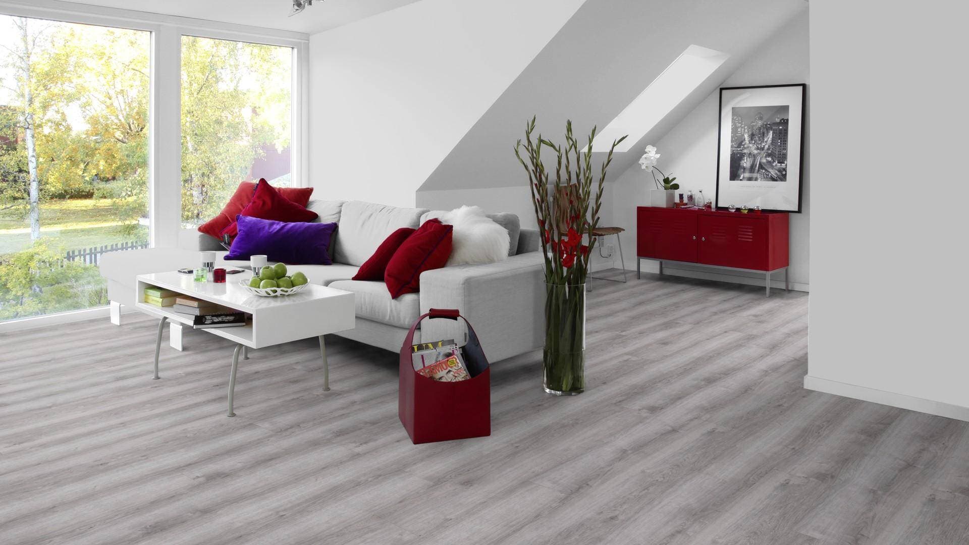 Panele winylowe Tarkett STARFLOOR ULTIMATE 55 stylish oak grey 35992001 gr.6,5mm, 4V (1opk.=6szt.=1,281m2) 12