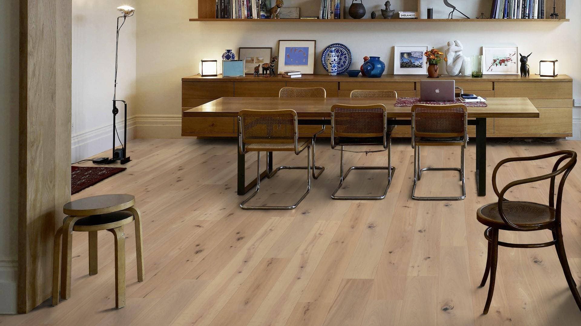 Podłoga drewniana WICANDERS WOOD PARQUET dąb Keppel  RW04446B, gr.14mm, 2V (1opk.=8szt.=2,888m2) deska 1-lamelowa, lakier biały super mat 7