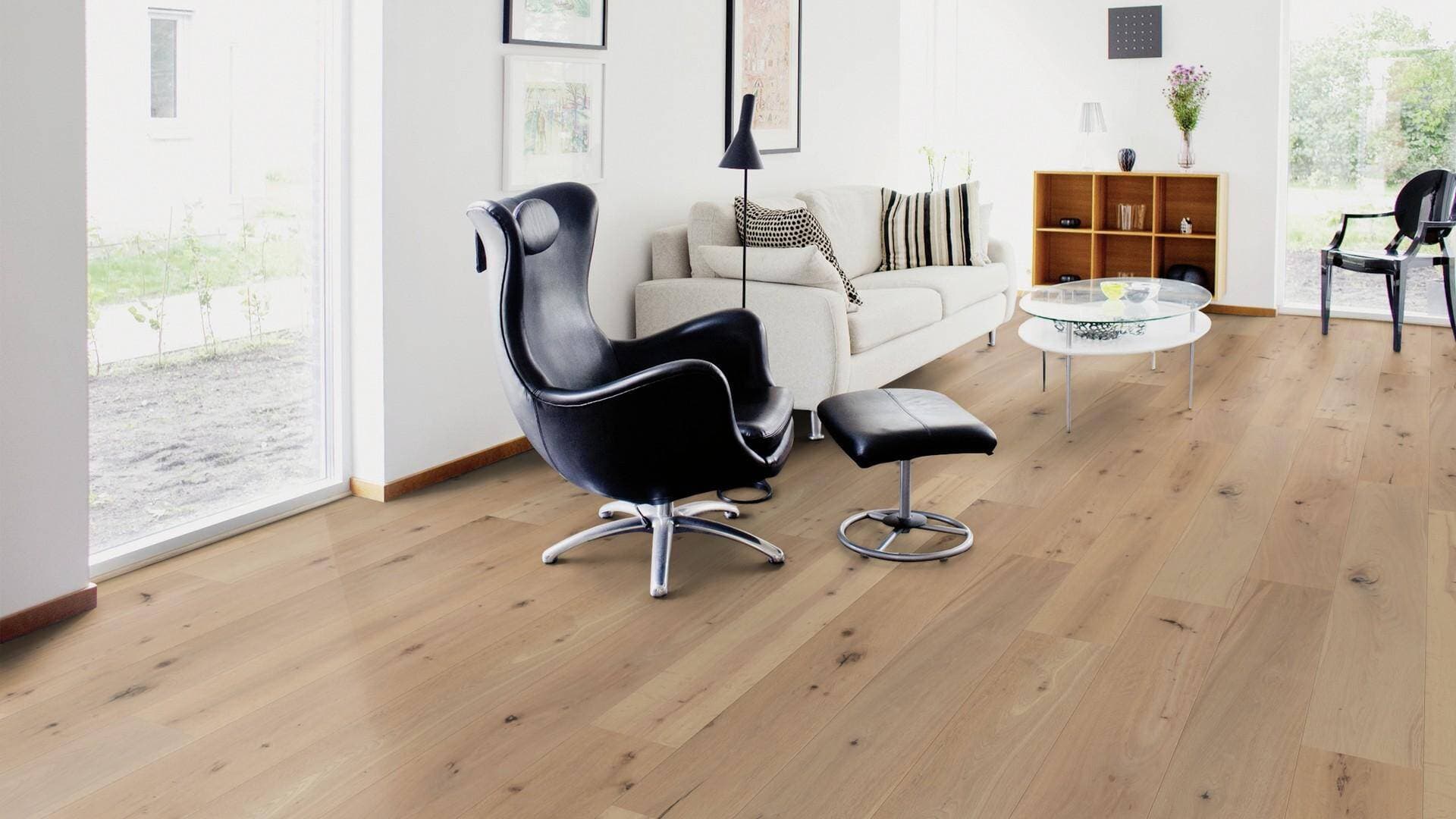 Podłoga drewniana WICANDERS WOOD PARQUET dąb Keppel  RW04446B, gr.14mm, 2V (1opk.=8szt.=2,888m2) deska 1-lamelowa, lakier biały super mat 9